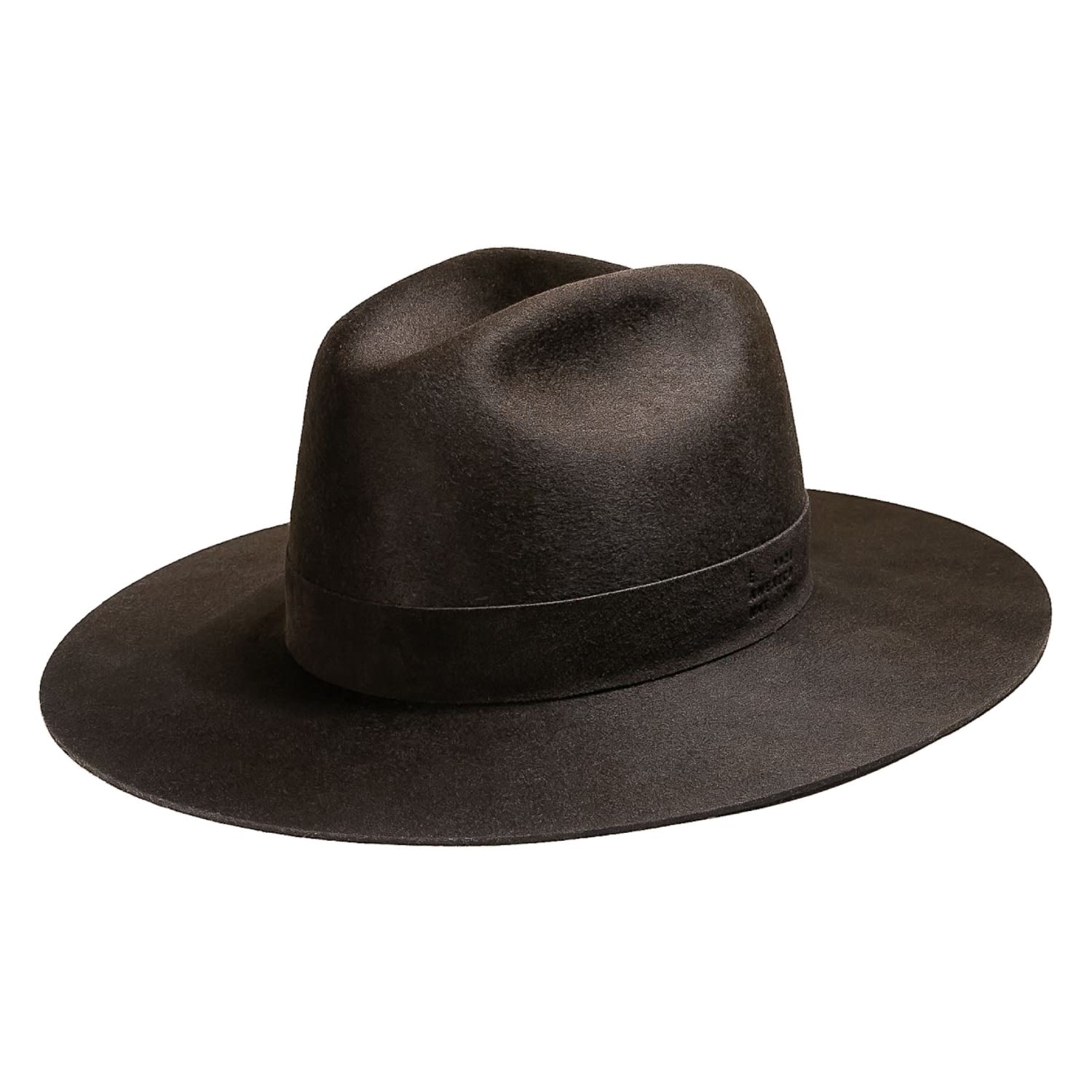 Women’s Brown Domenico Wool Fedora Extra Large Americo Hat Company