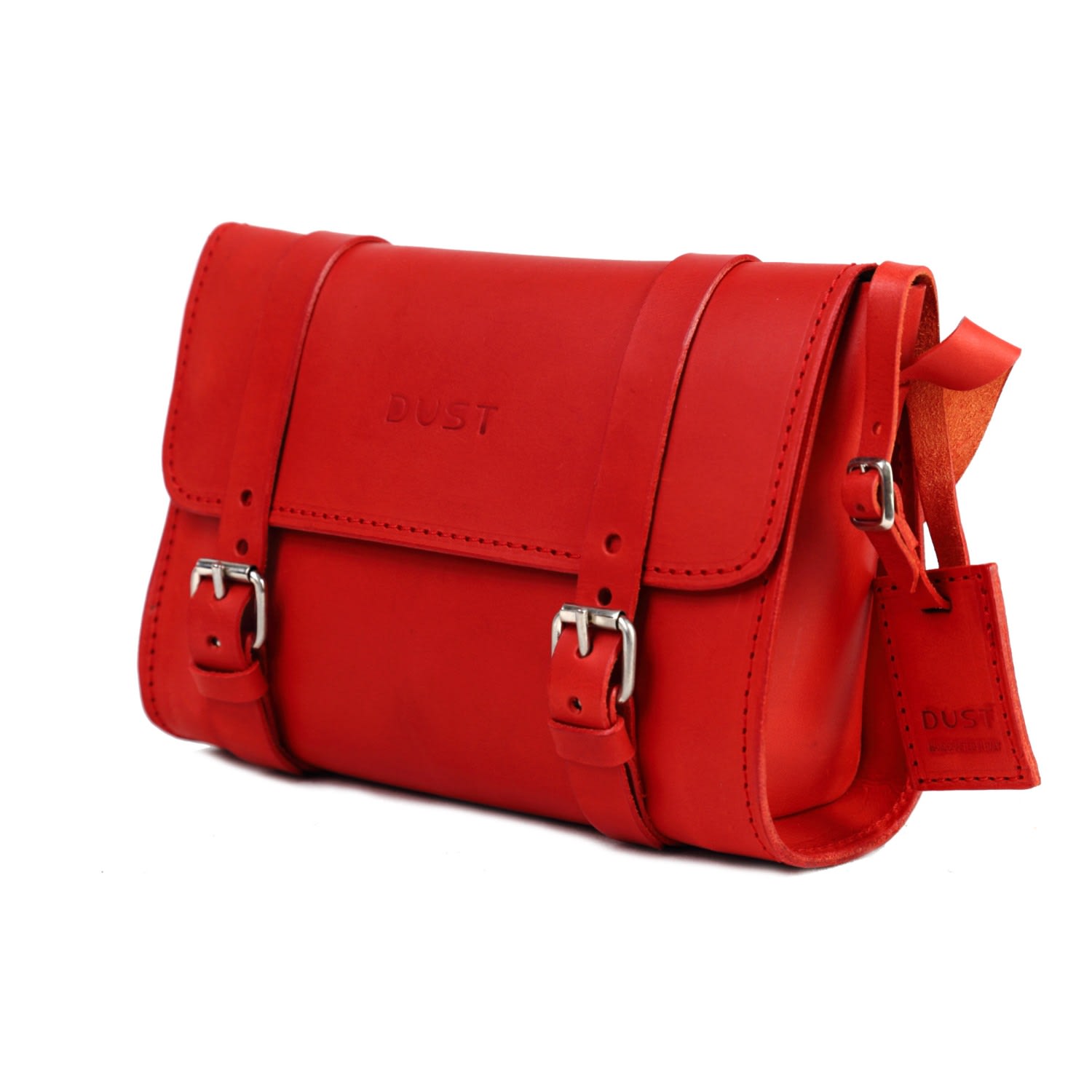 Women’s Leather Crossbody In Cuoio Red The Dust Company