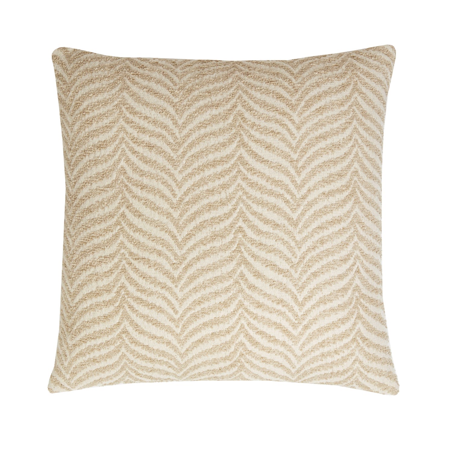 White / Neutrals Zebra Ivory Cushion Lo Decor