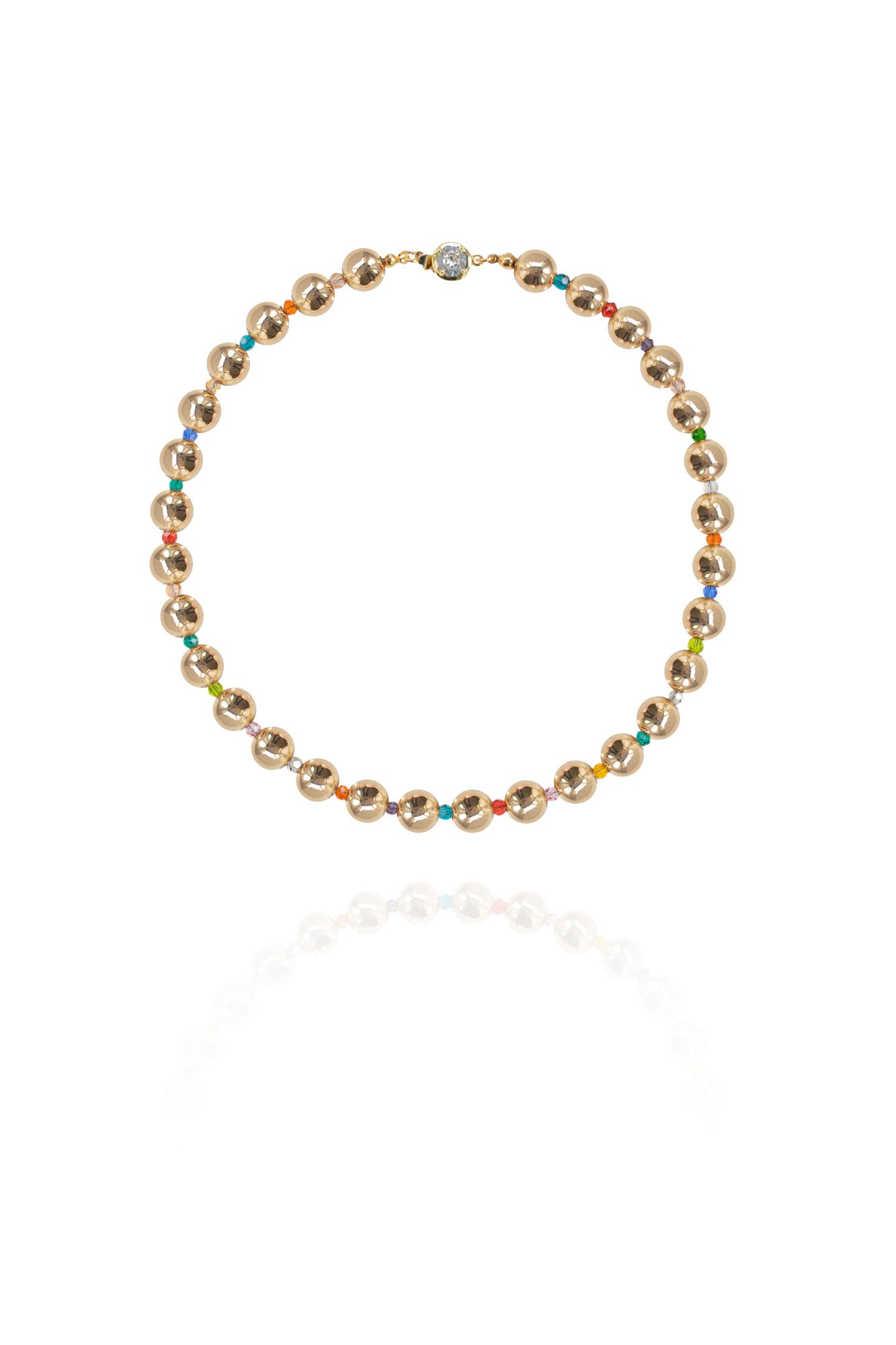 Women’s Ilka Necklace In Gold Gumdrops Saule Label