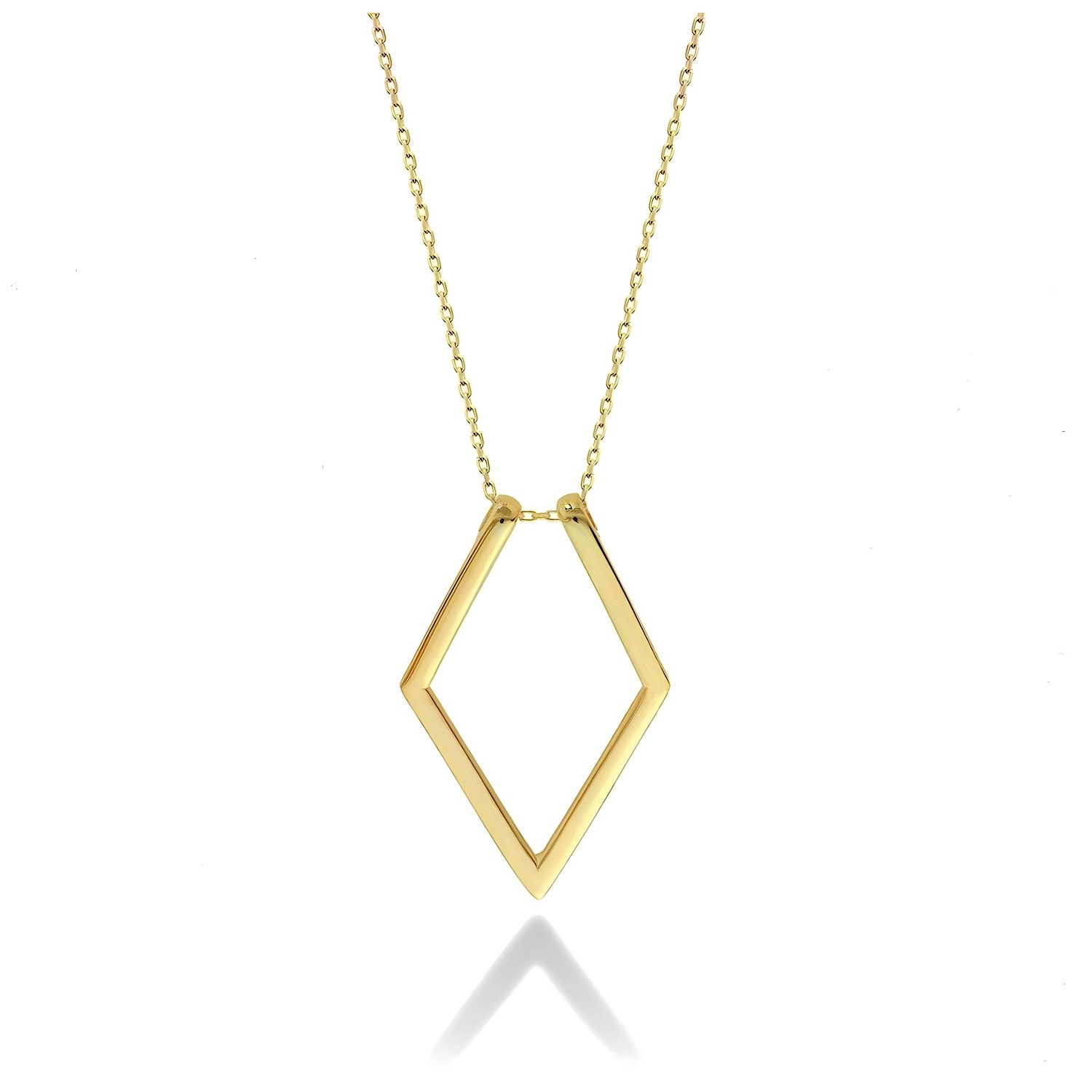 Women’s Gold / Silver Geometric Ring Holder Pendant Necklace Selen Jewels
