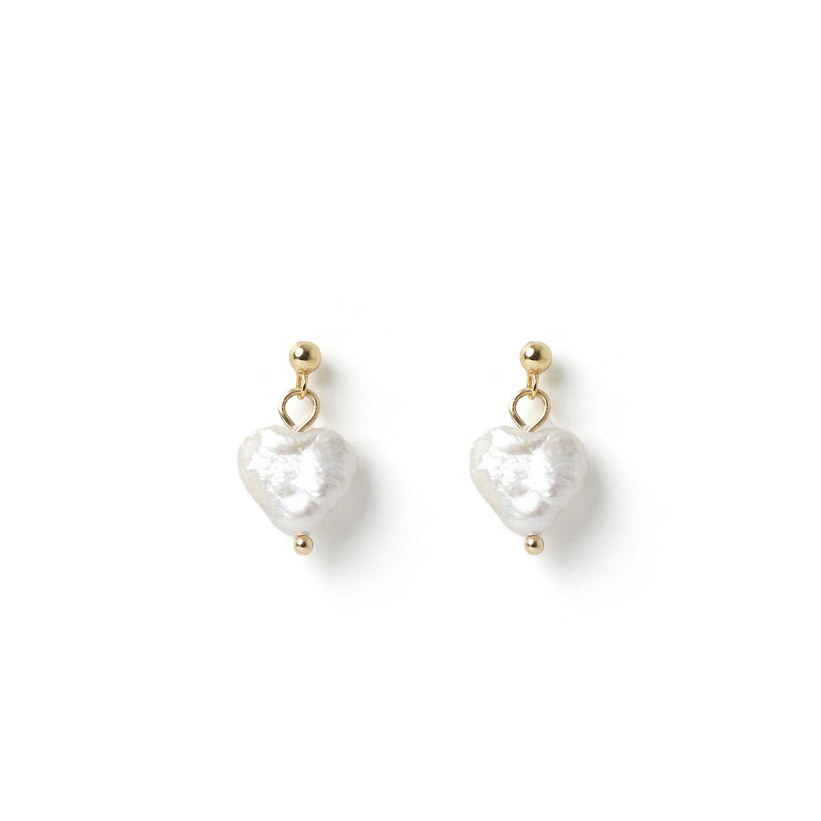 Women’s Lover Gold & Pearl Earrings Arms of Eve