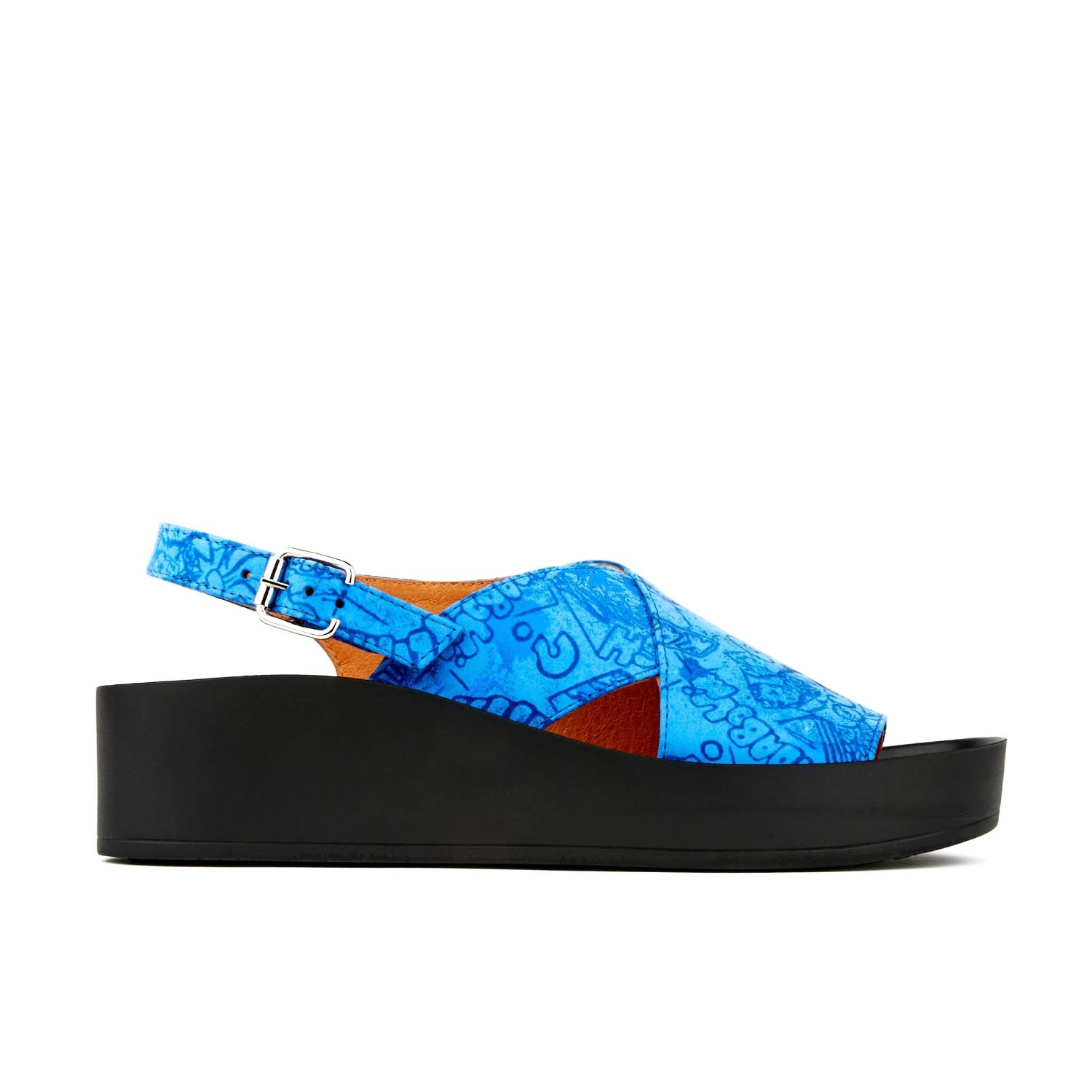 Melody - Bright Blue - Womens Designer Sandals 4 Uk Embassy London Usa