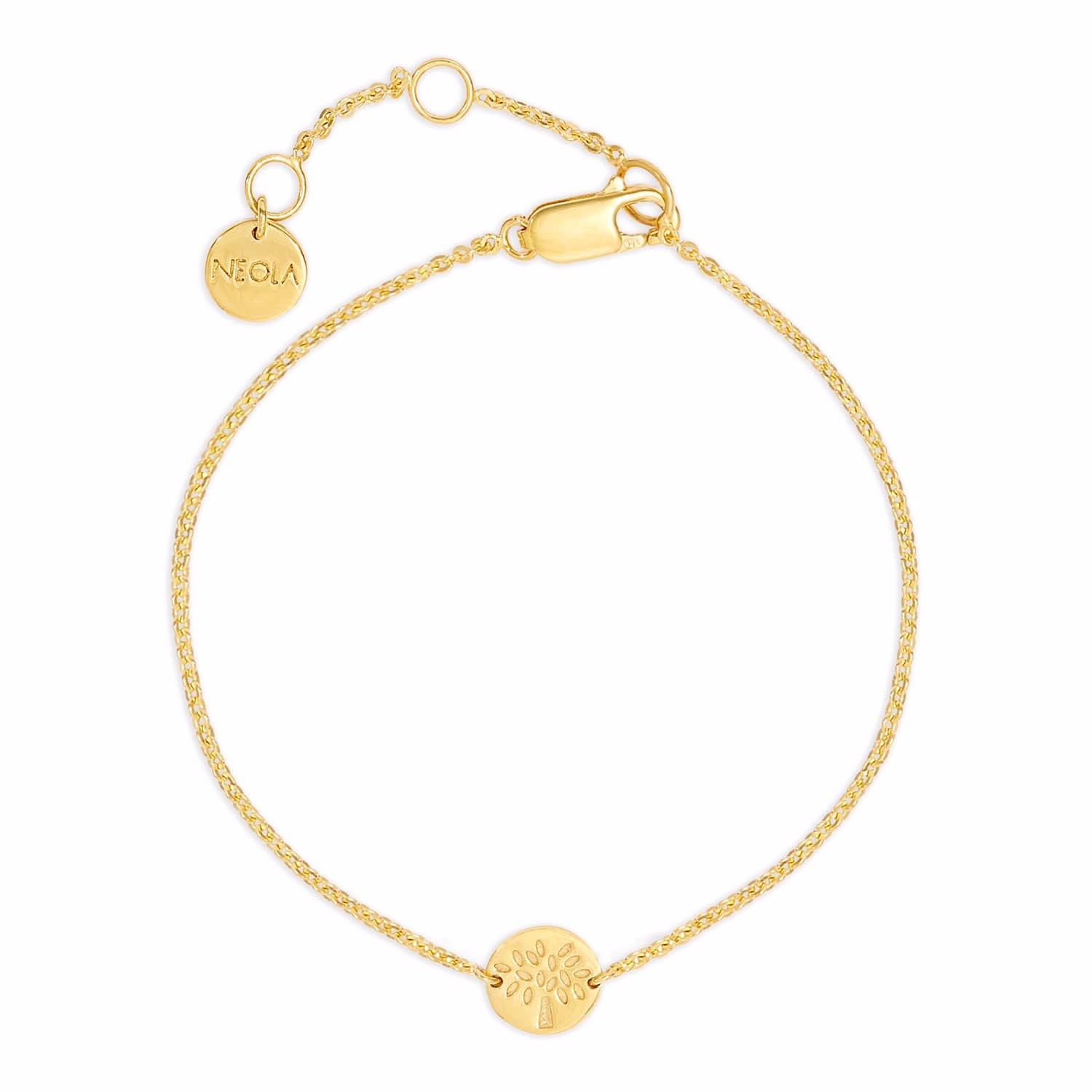 Women’s Small Tree Gold Friendship Bracelet Neola Design