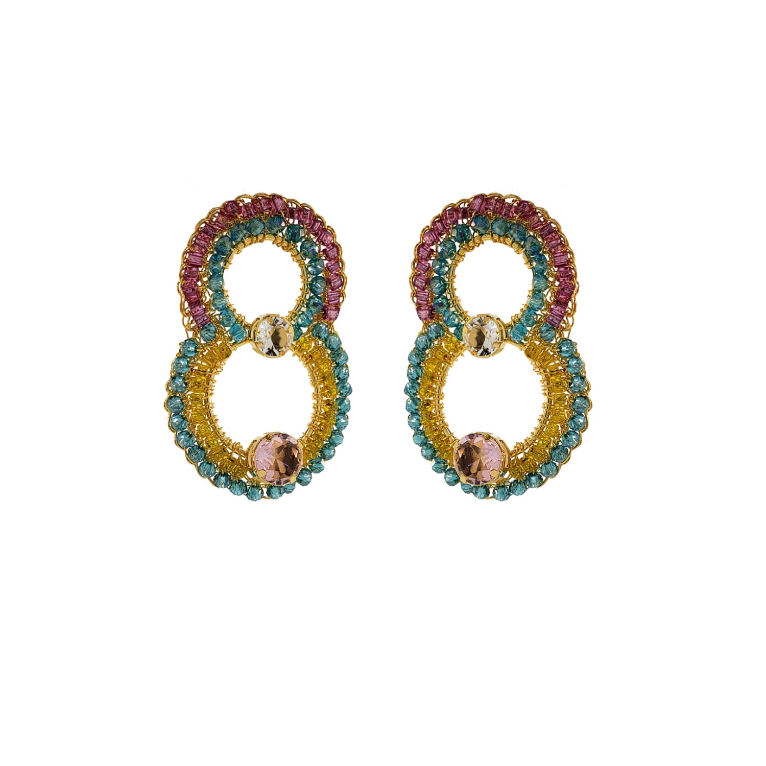 Women’s Candy Color Lennon Handmade Earrings Lavish by Tricia Milaneze