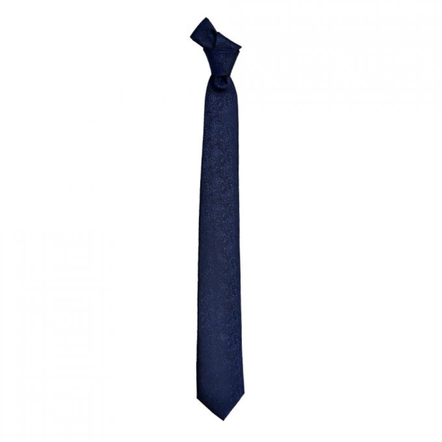 Men’s Woven Jaquard Tie - Navy David Wej