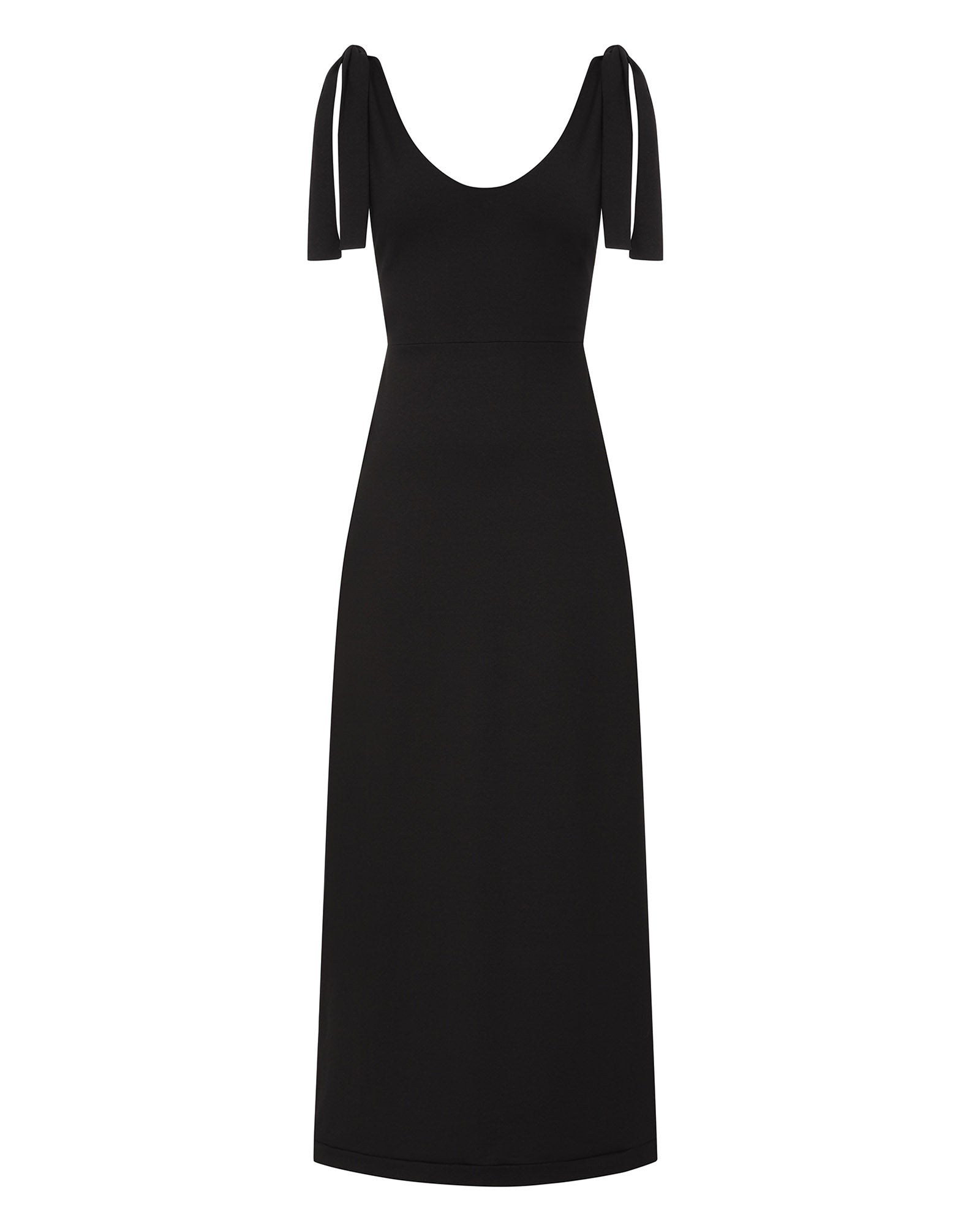 Women’s Black Lace Back Cotton Maxi Dress Large Sophie Cameron Davies