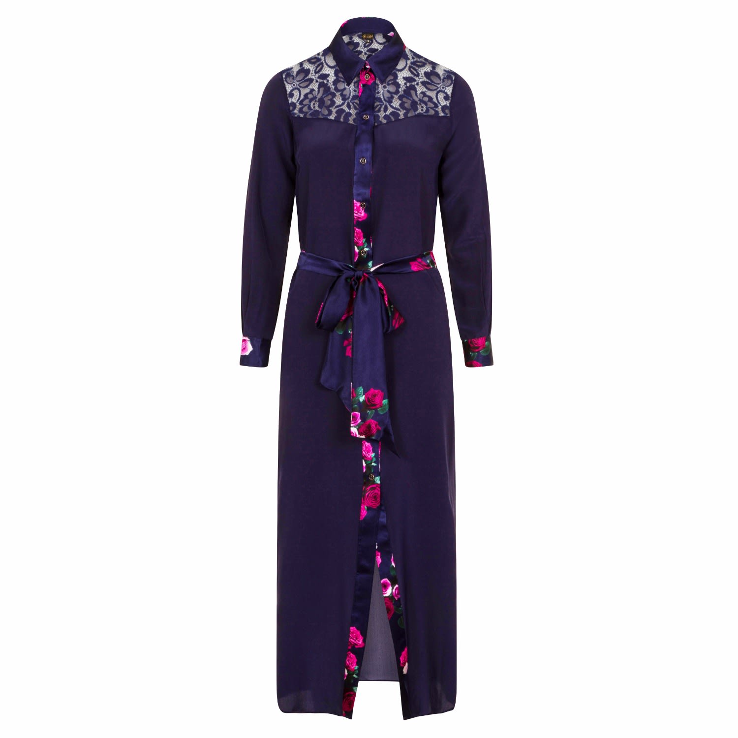 Women’s Midnight Blue Silk Maxi Dress Extra Small Sophie Cameron Davies