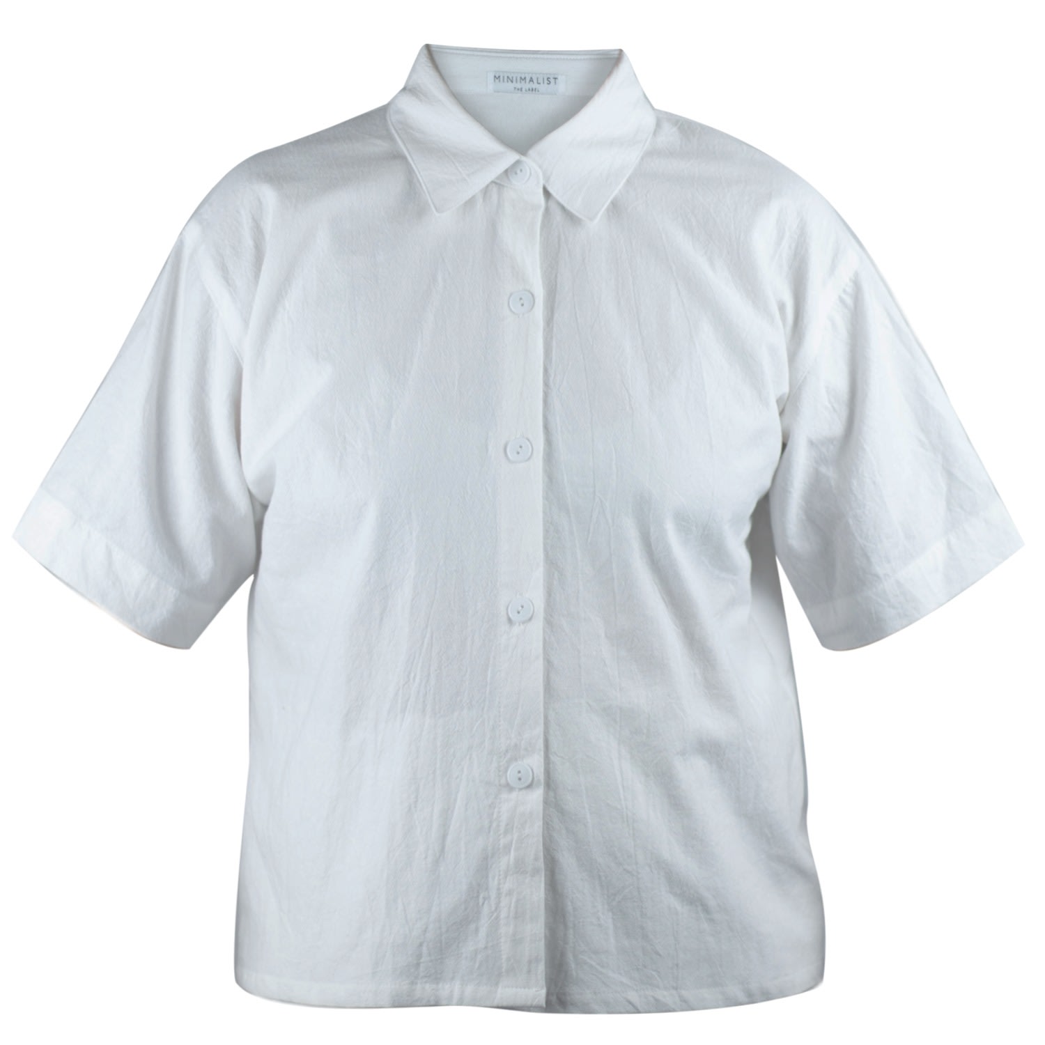 Women’s Ivy Shirt White Large Minimalist the Label