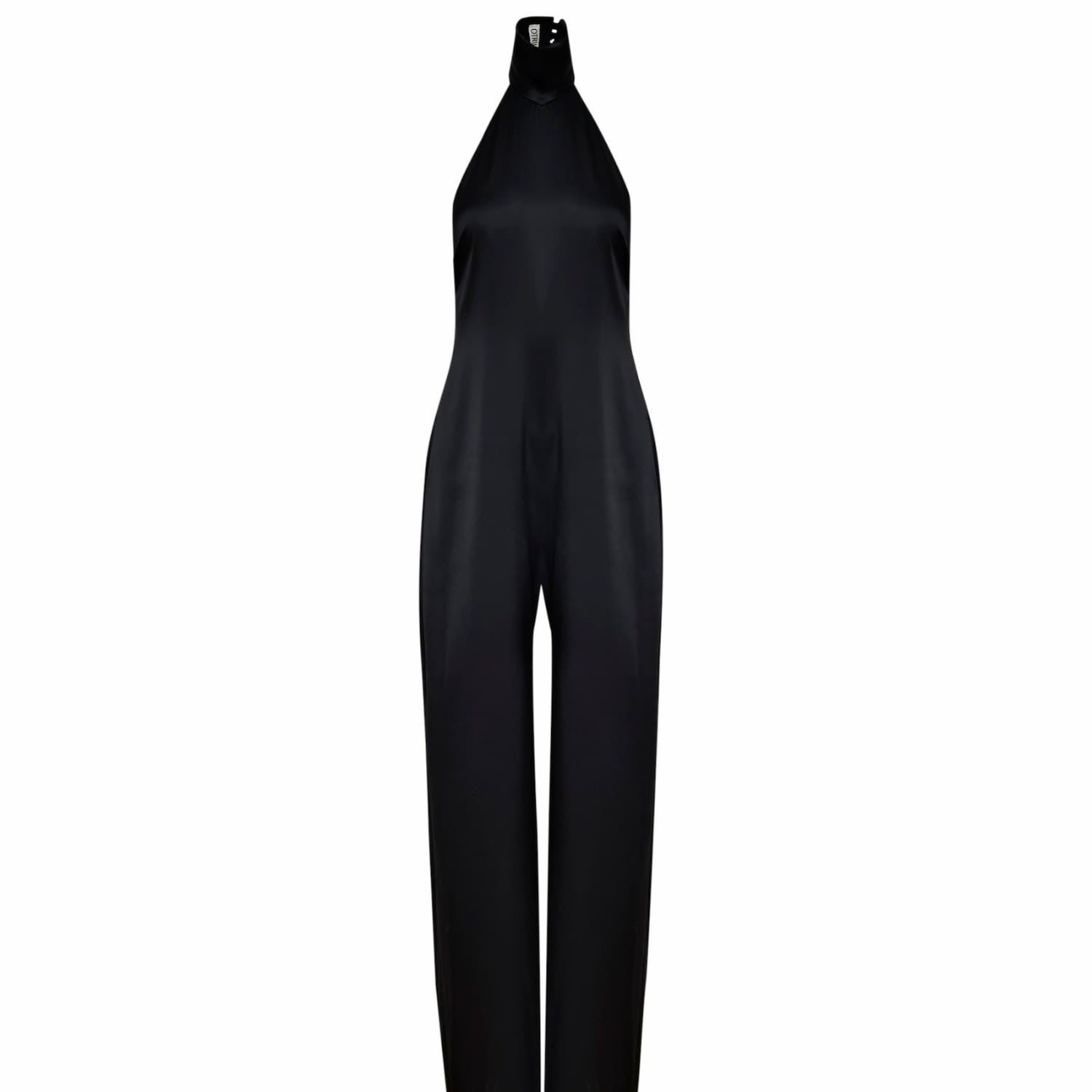 Women’s Black Silk Maxi Jumpsuit Extra Small Otrura