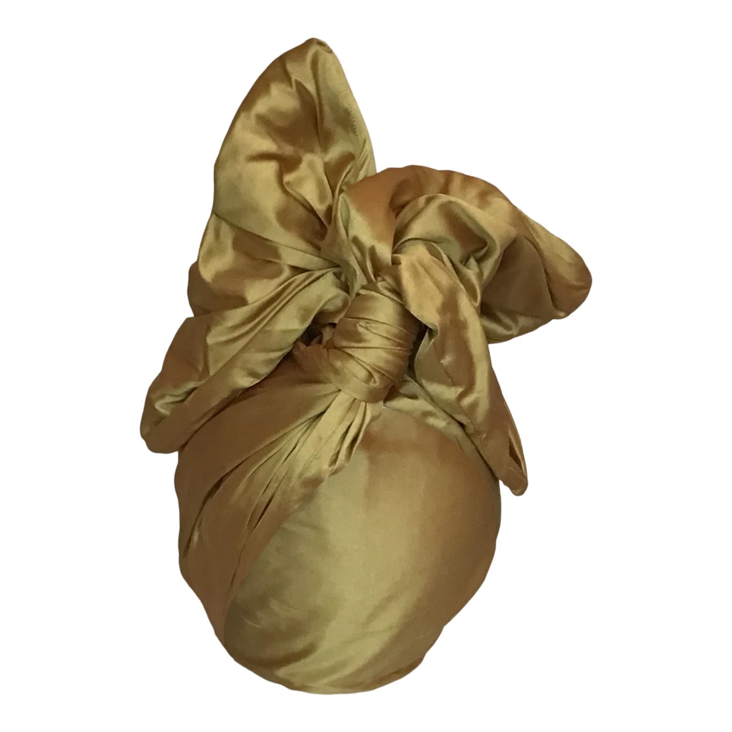 Women’s Twisturban Turban In Silk Shantung Gold Romer Millinery