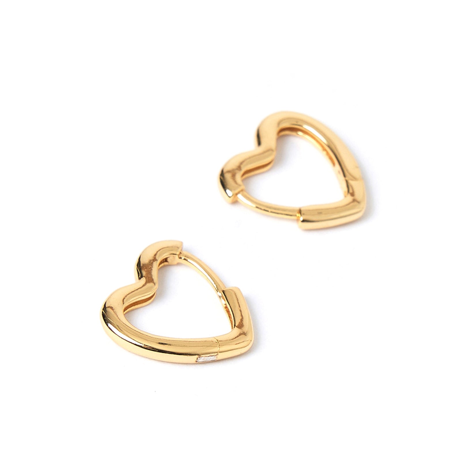 Women’s Sweetheart Gold Earrings - Large Arms of Eve