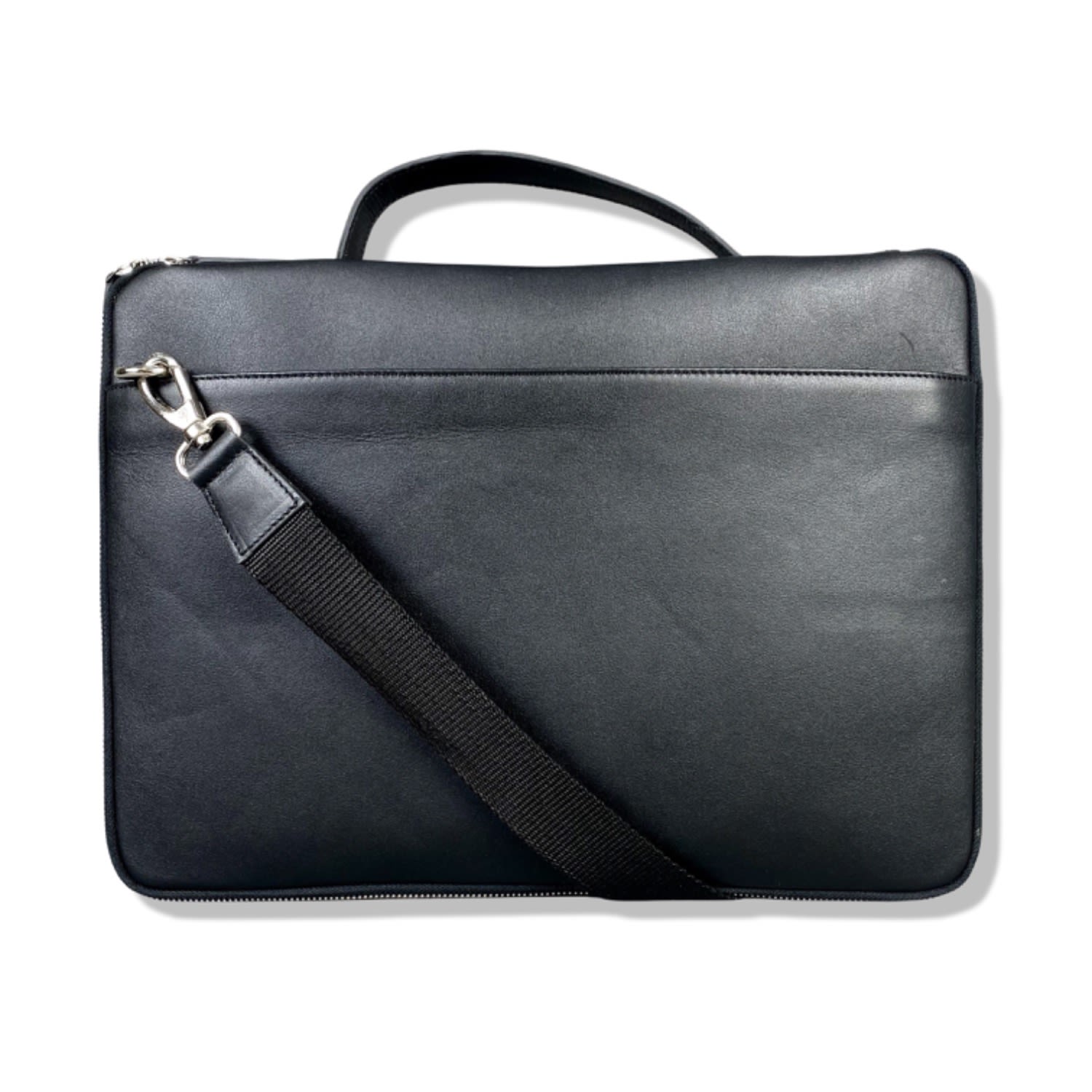 Black Leather Laptop Sleeve Bag Leatherco.