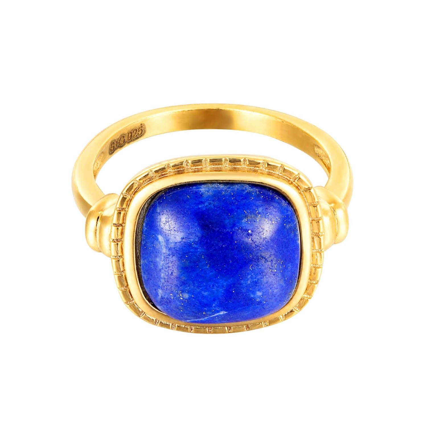 Women’s 22Ct Gold Vermeil Lapis Lazuli Ring Seol + Gold