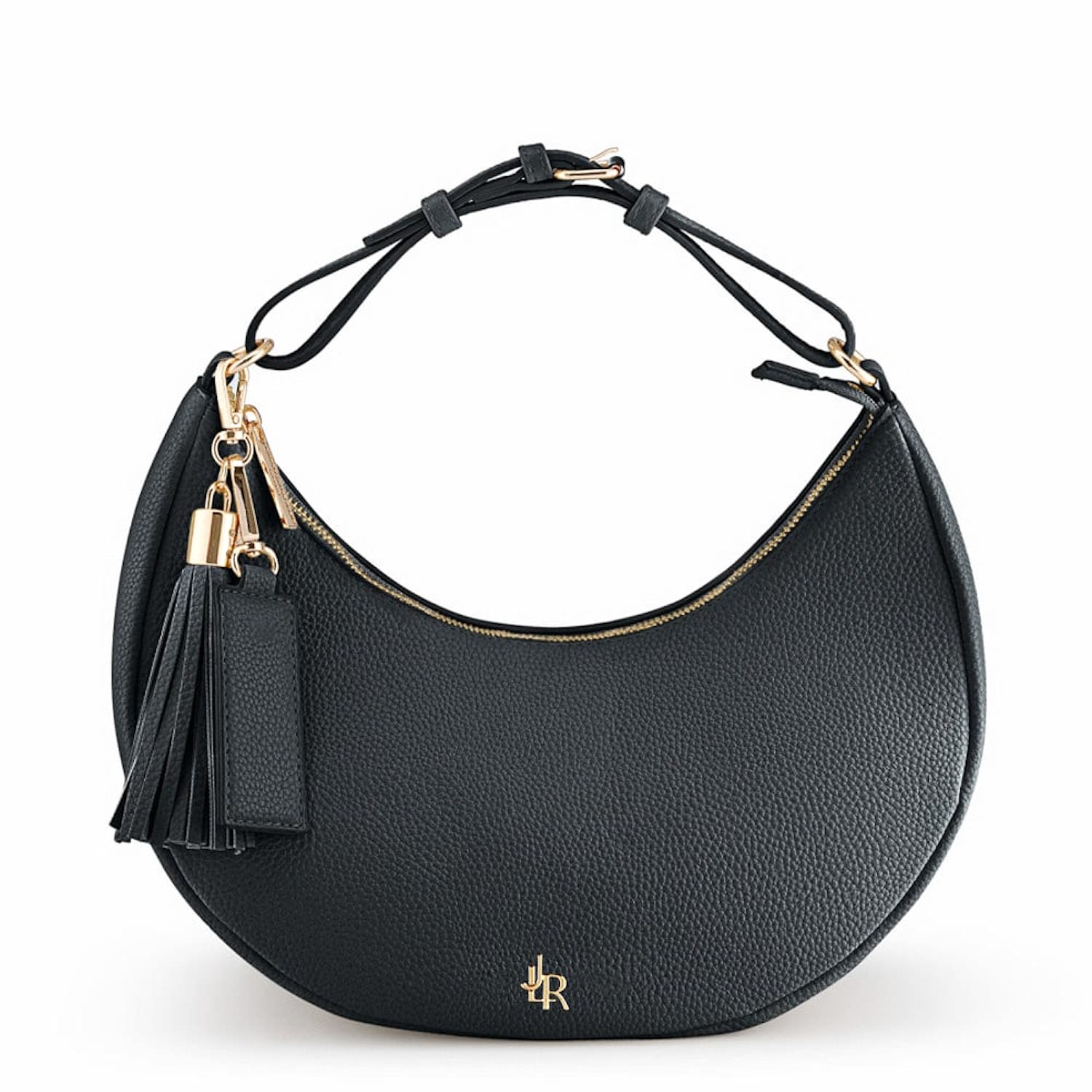 Women’s Rudy Maxi Half Moon Bag - Black Jlr London