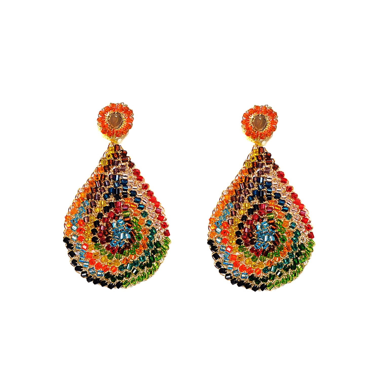 Women’s Multicolor Aria Handmade Earrings Lavish by Tricia Milaneze