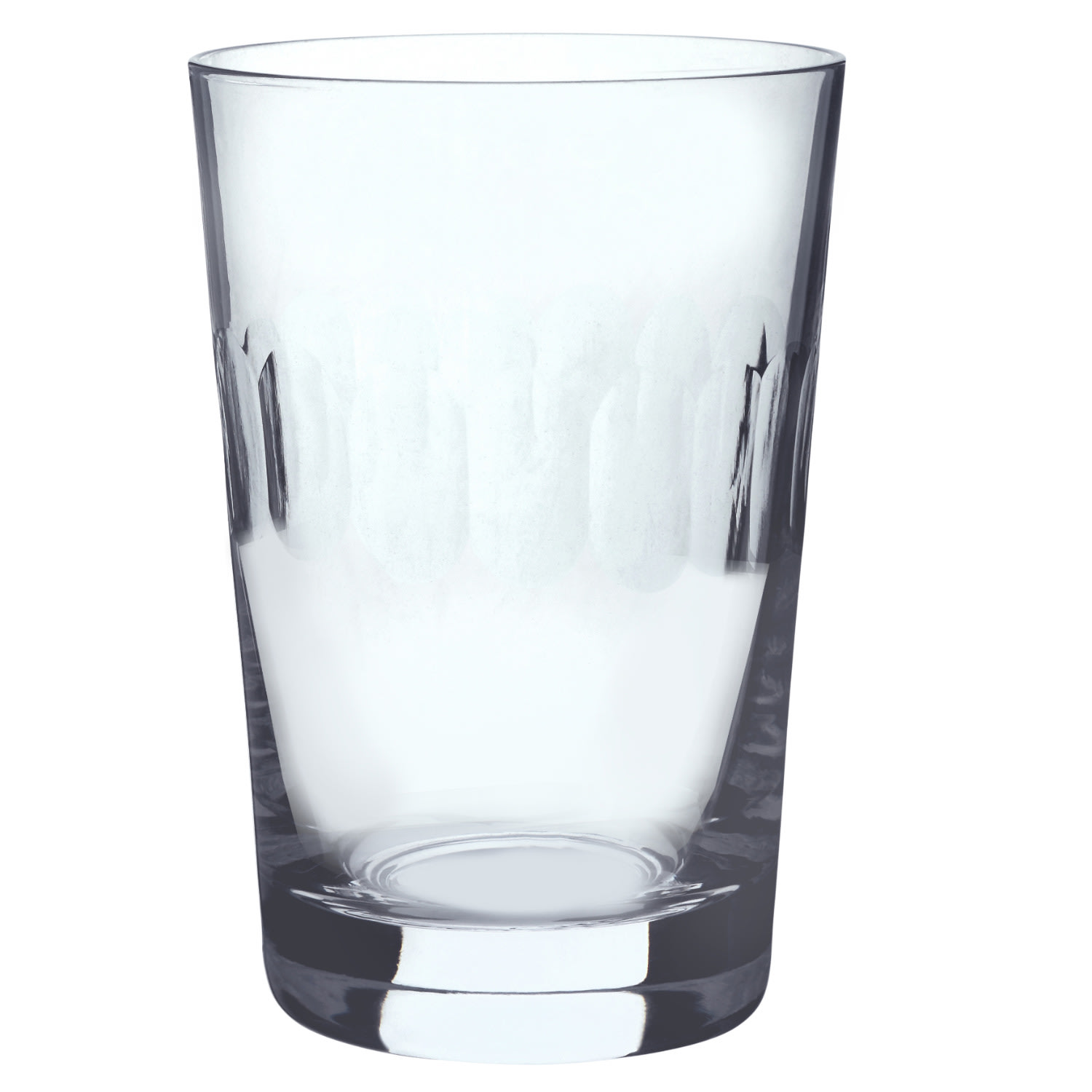 Six Hand-Engraved Crystal Tumblers With Lens Design The Vintage List