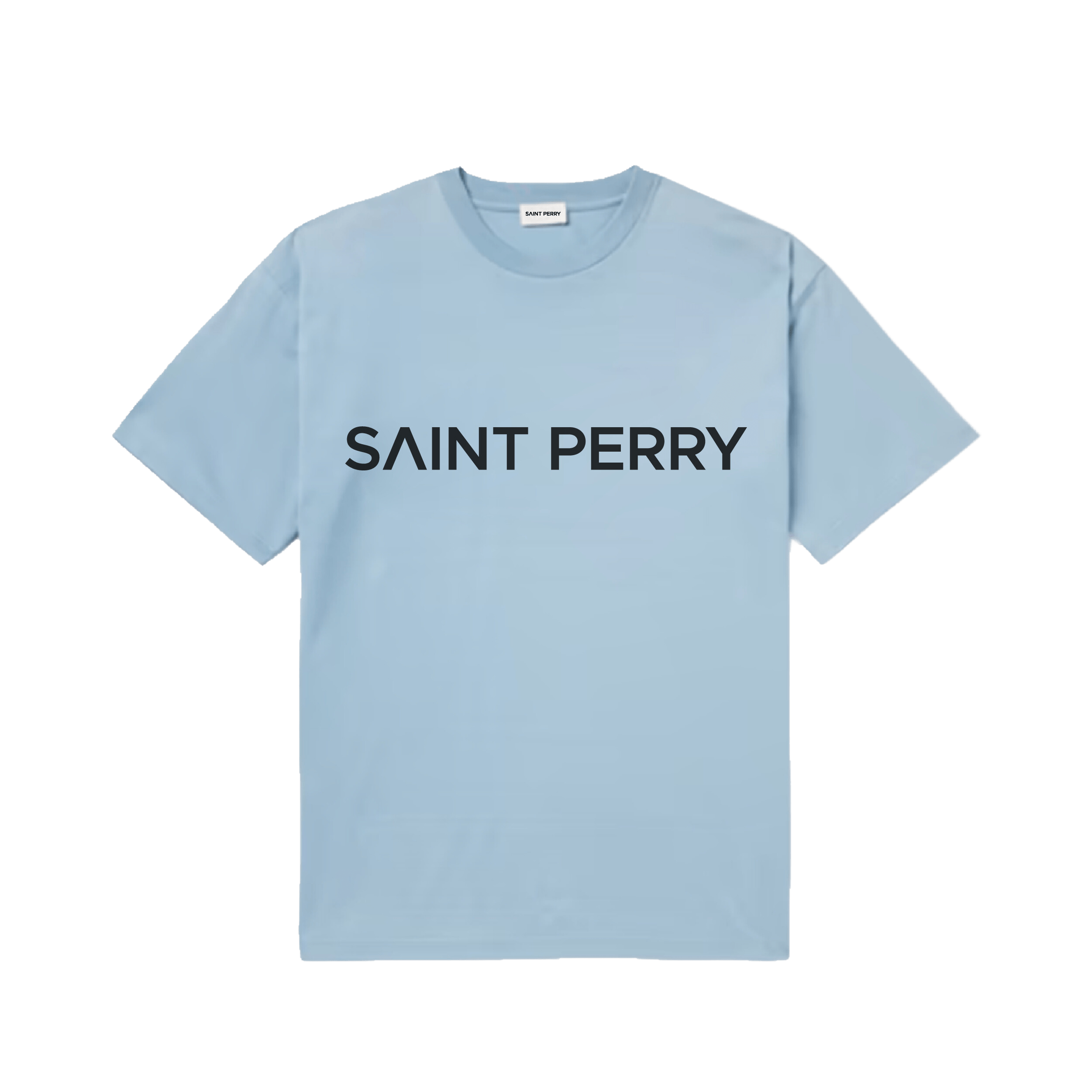 Women’s Cotton Crewneck Shirt - Classic Fit Blue Extra Large Saint Perry