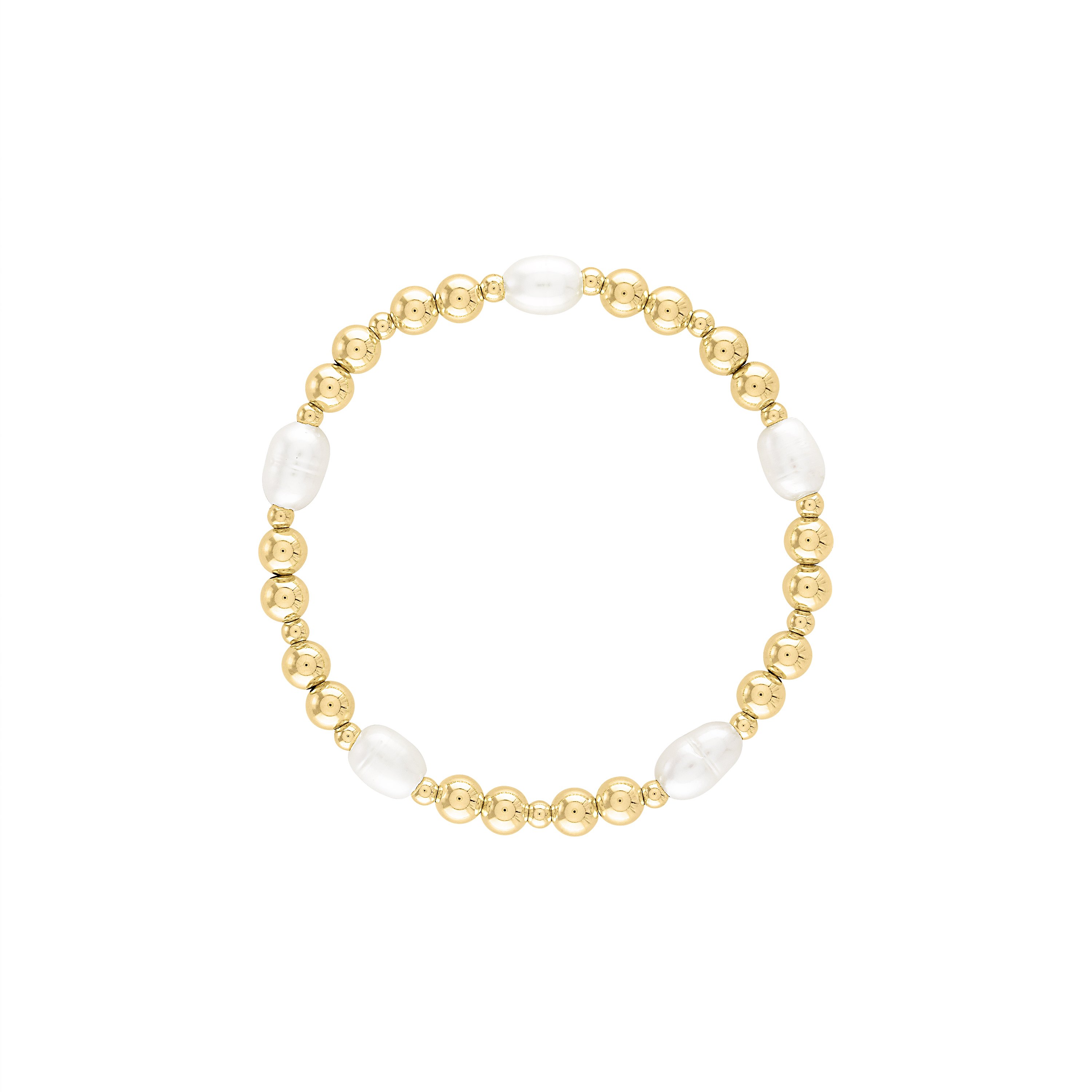 Women’s La Perla 14K Gold Filled Pearl Bracelet Olivia Le