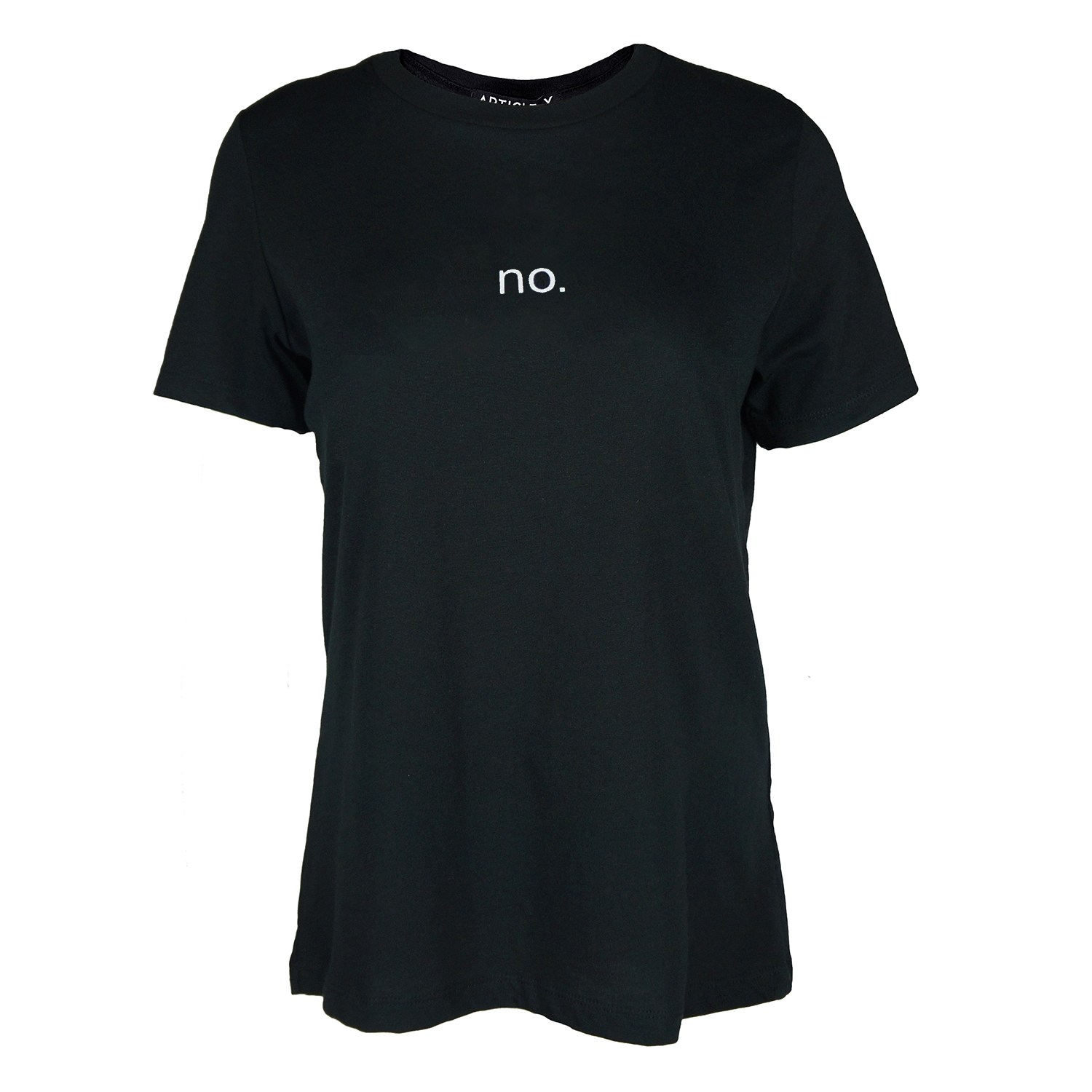 Women’s Black No T-Shirt Small Article X