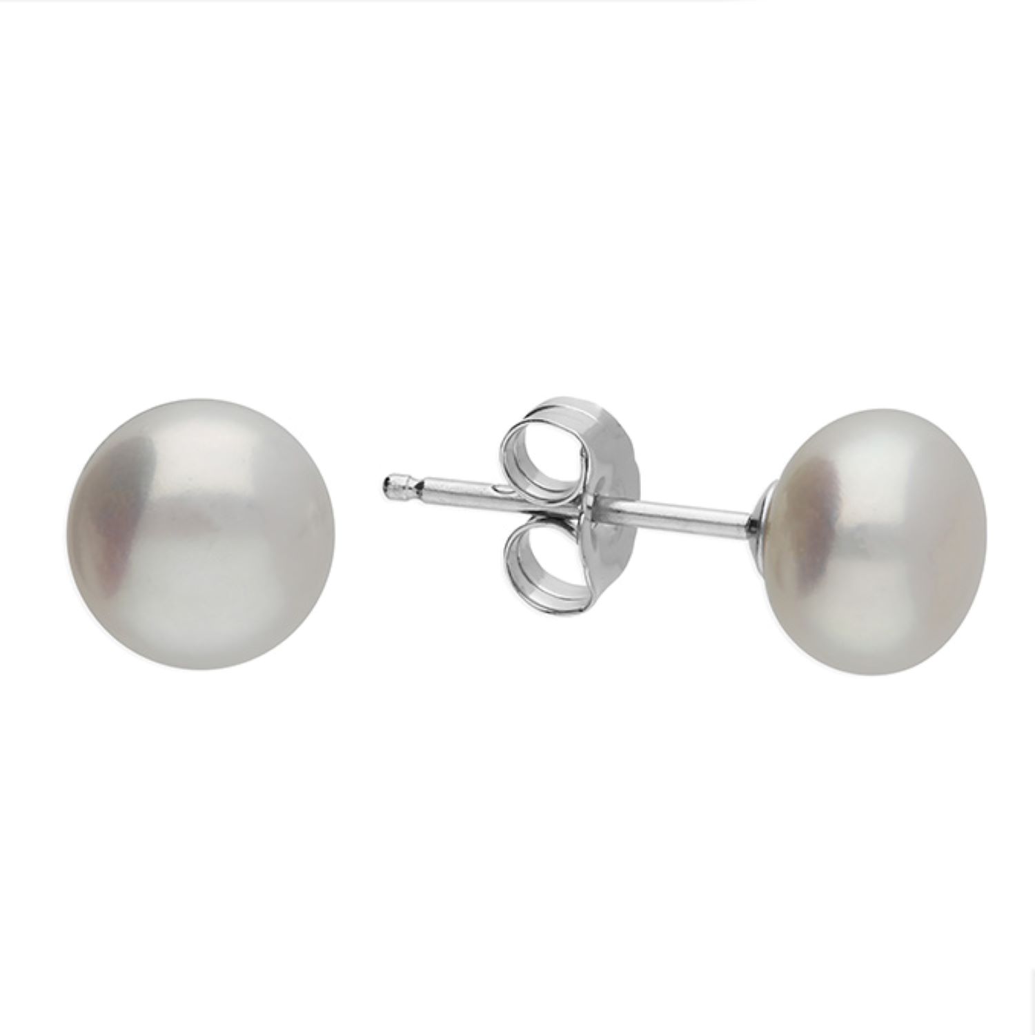 Women’s Daisy White Pearl Studs Lavanya Jewellery Gb