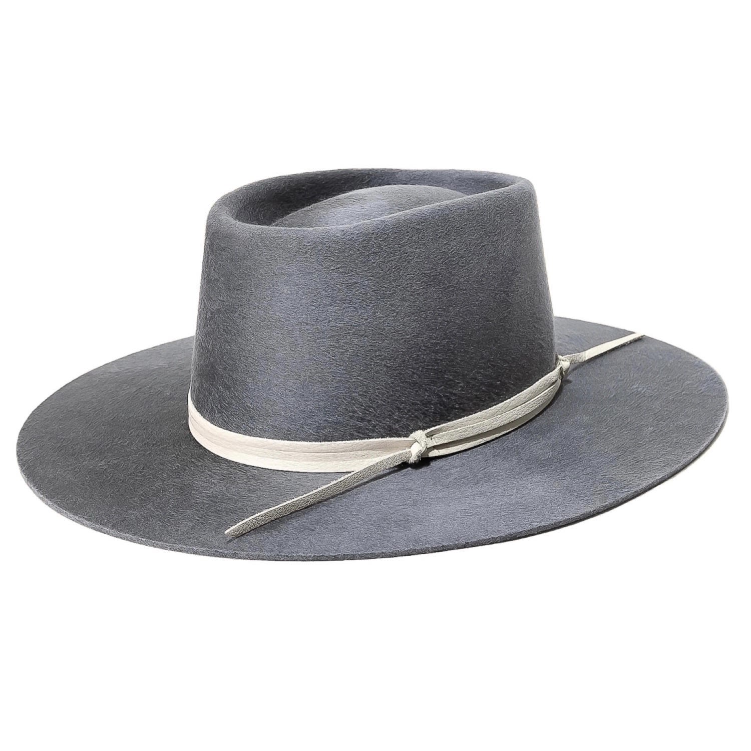 Men’s Blue Piero Wool Fedora Extra Large Americo Hat Company