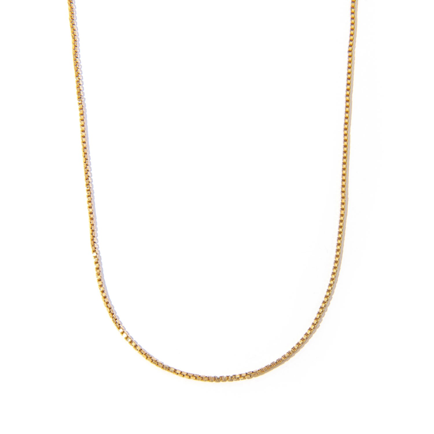 Women’s Rich Yellow Gold Filled Box Chain The Essential Jewels