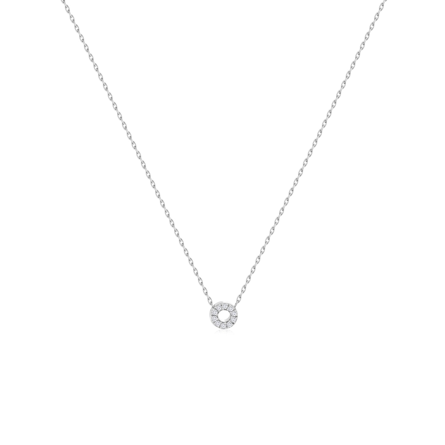 Women’s Silver Timeless Lab Grown Diamond Necklace - Sun Me30