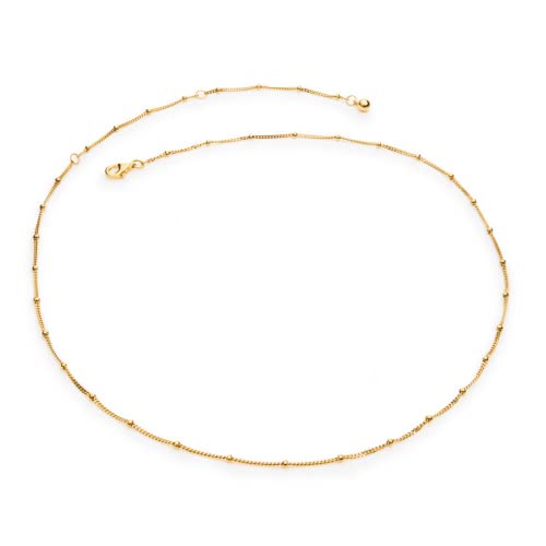 Women’s Recognised Gold Vermeil Bobble Chain Necklace