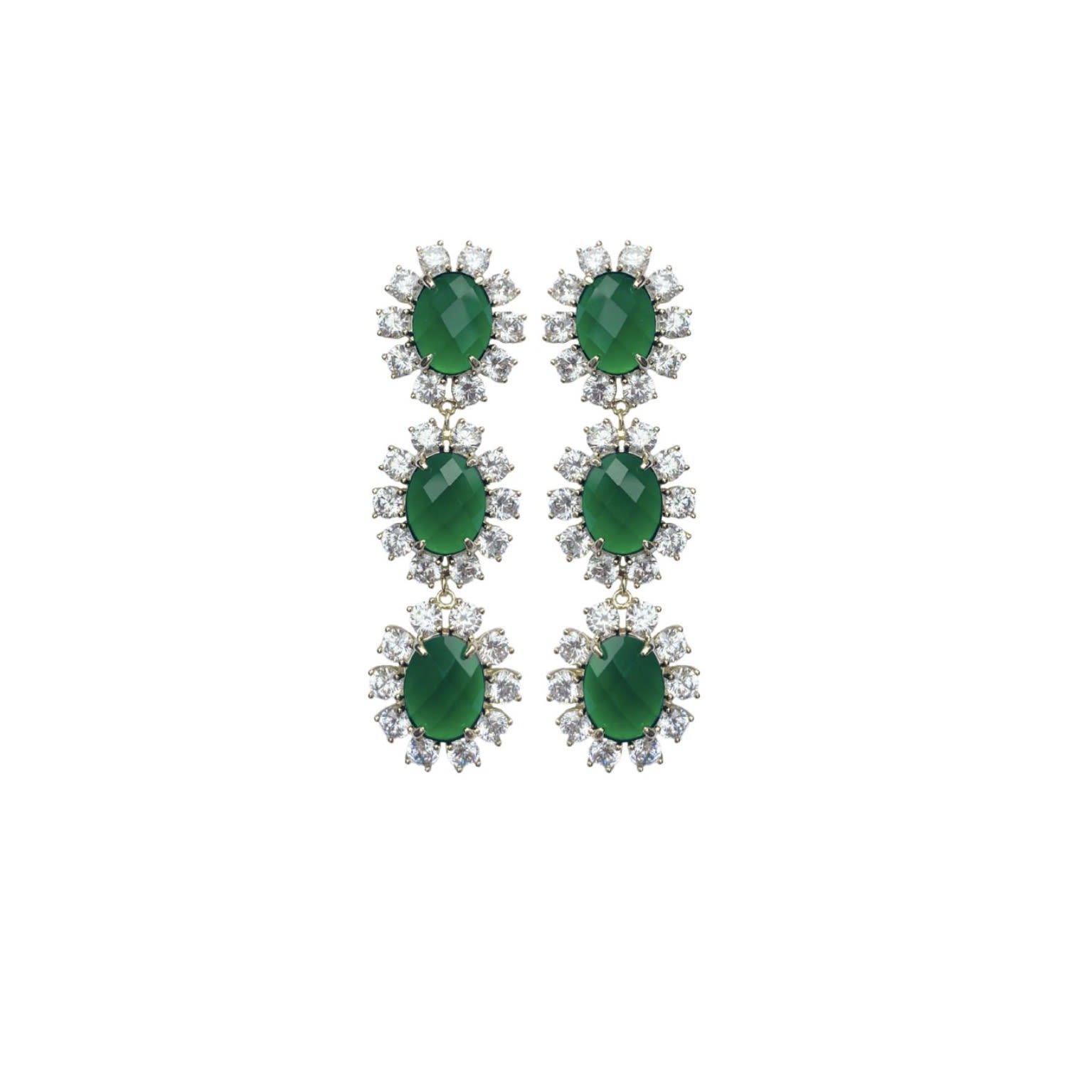 Women’s Green Emerald Drops Nicola Bathie Designs