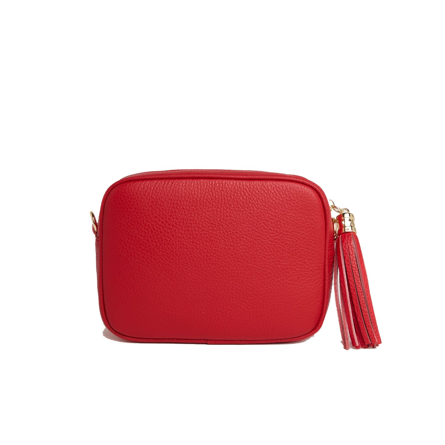 Women’s Verona Crossbody Tassel Bag In Red One Size Betsy & Floss