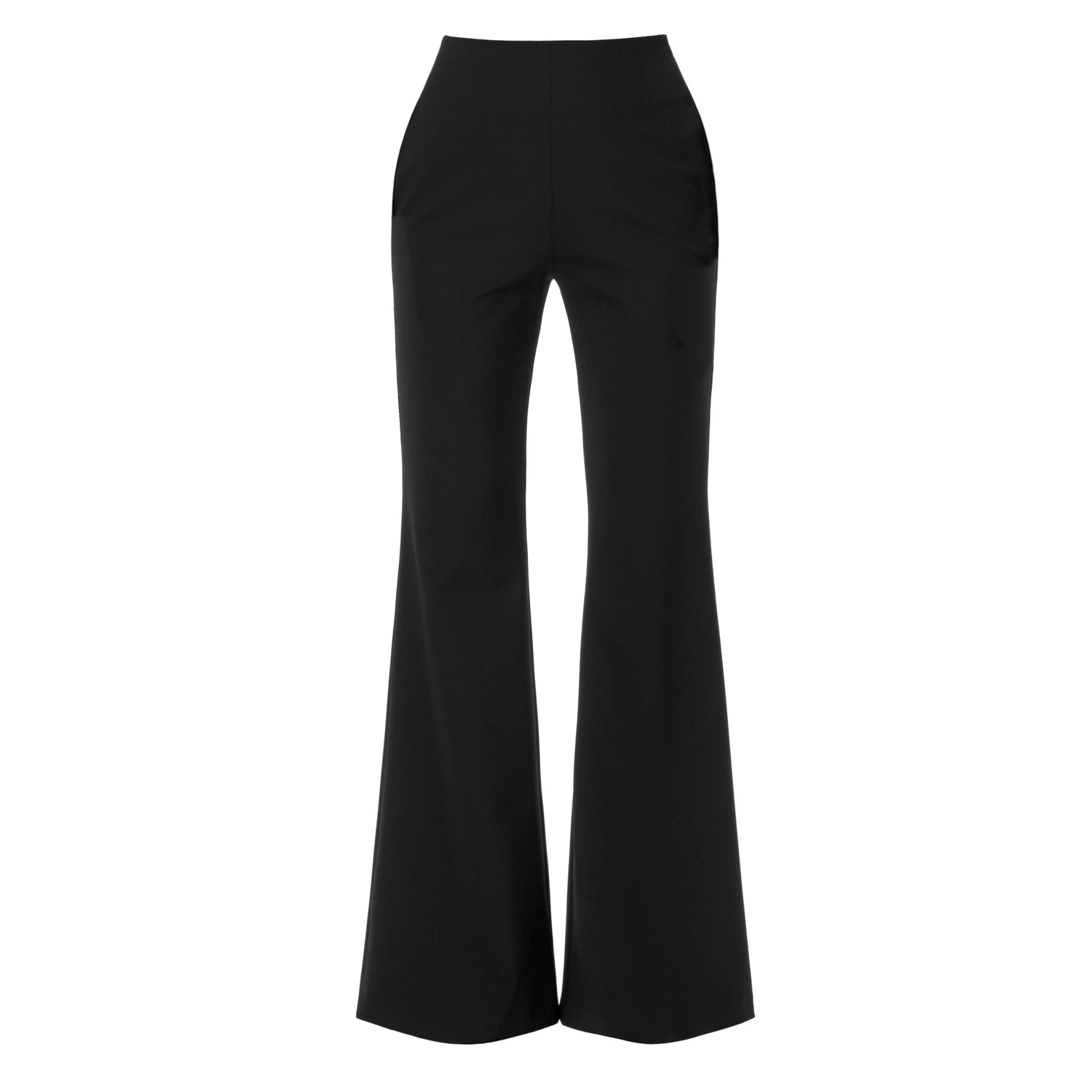 Women’s Black Leontine Moonless Night Flared Trousers - Long Xxs Aggi