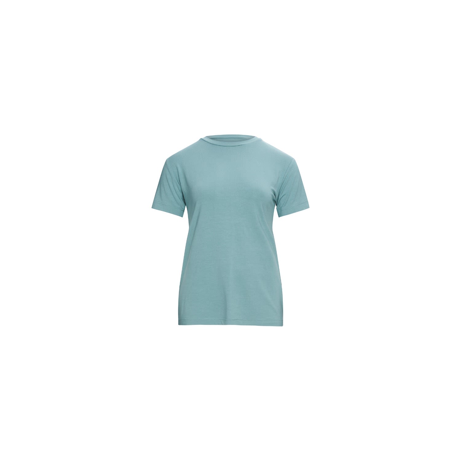 Women’s Blue Viscose T-Shirt - Turquoise Medium PliÃ©