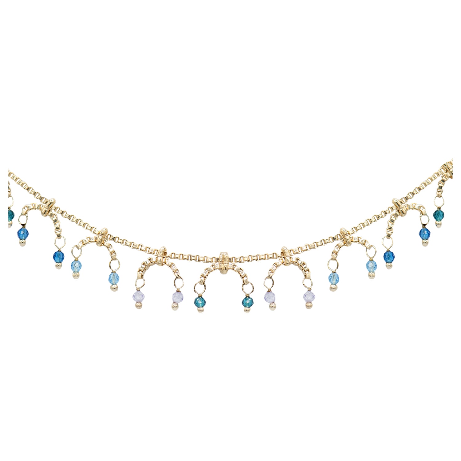 Women’s Mara Beaded Necklace In Blue Marcia Moran