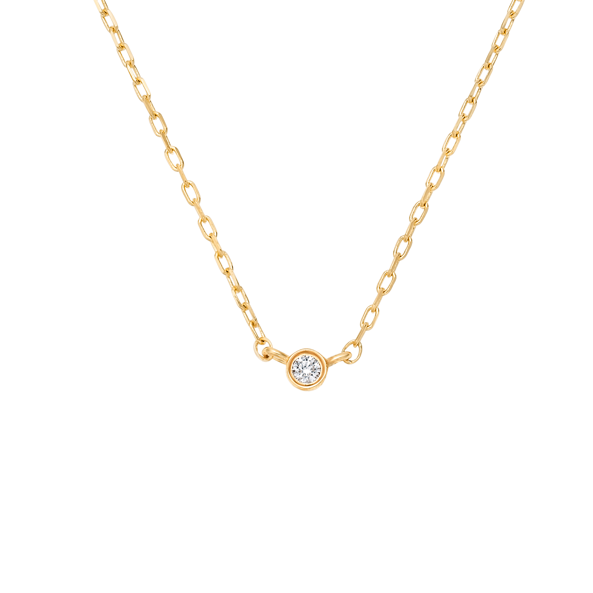 Women’s Solid Gold Solo Diamond Pendant La Kaiser