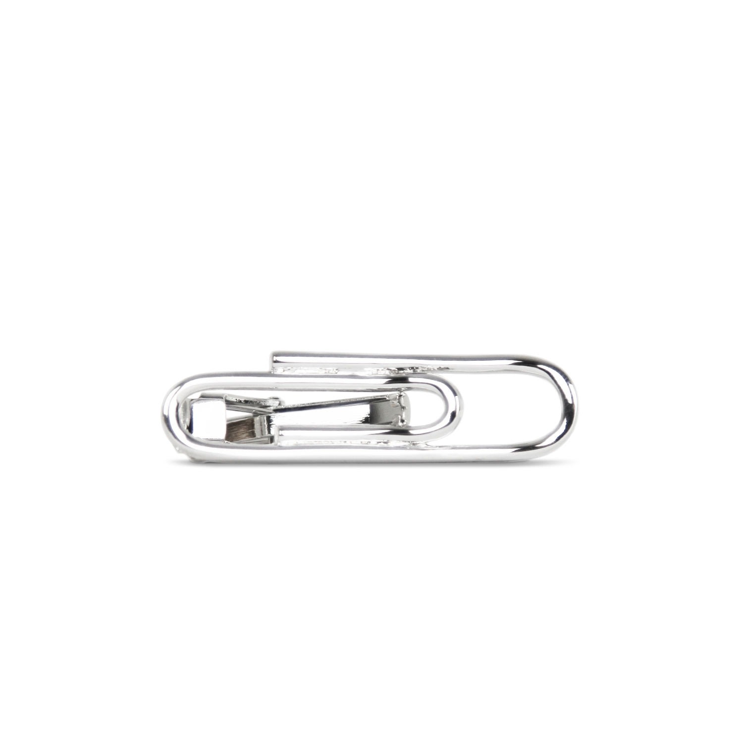 Men’s Silver Paperclip Tie Bar Tom Astin