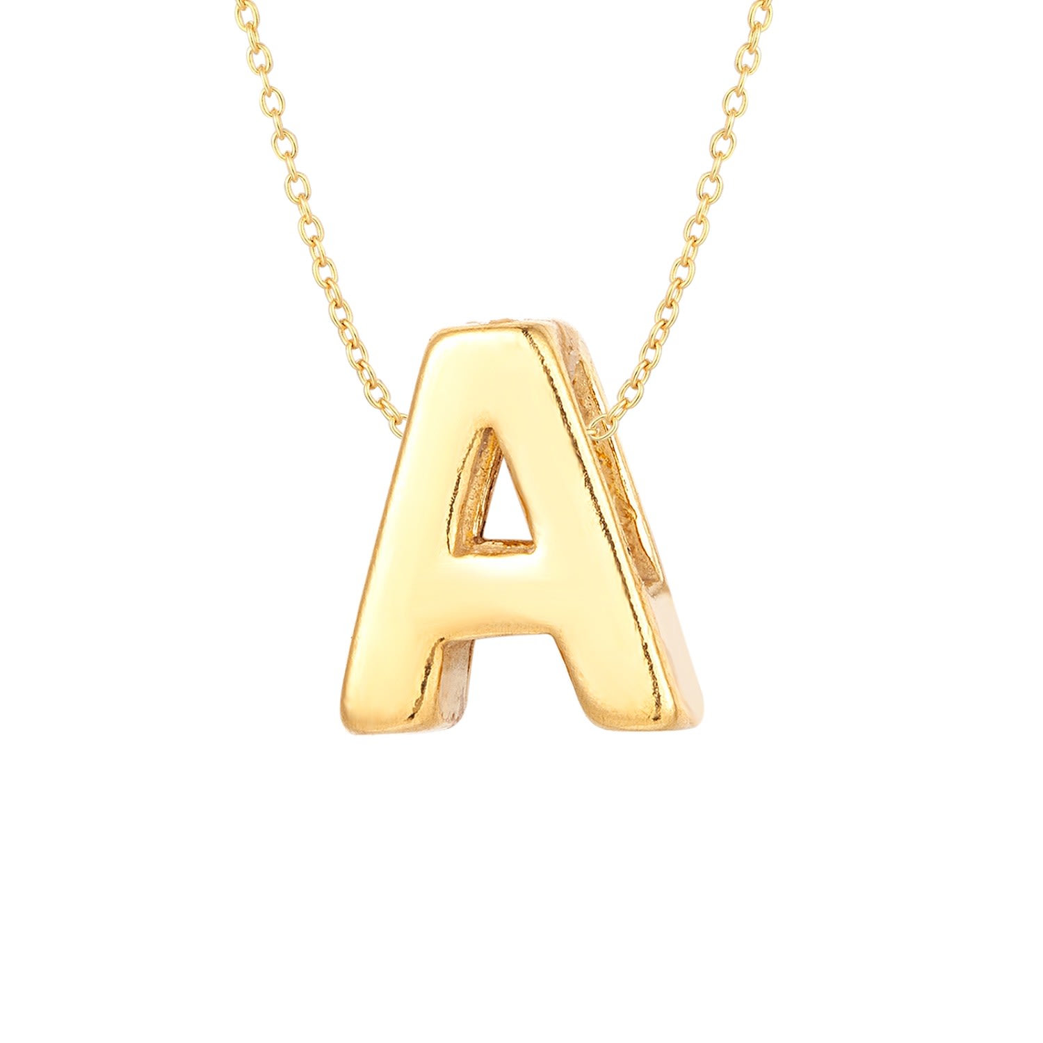 Women’s 22Ct Gold Vermeil Alphabet Letter Threader Charm Seol + Gold