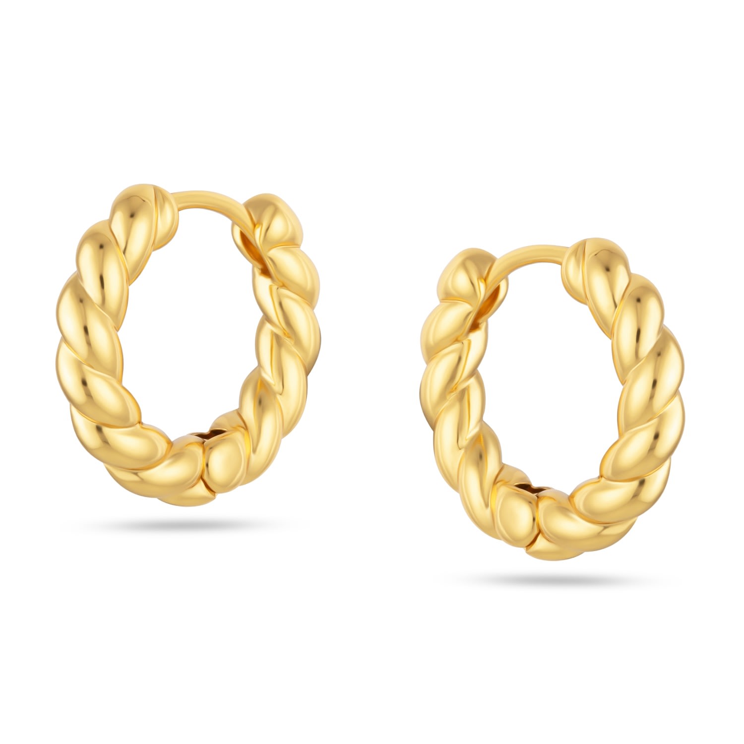 Women’s Gold Hana Twisted Hoop Earrings Arctic Fox & Co.