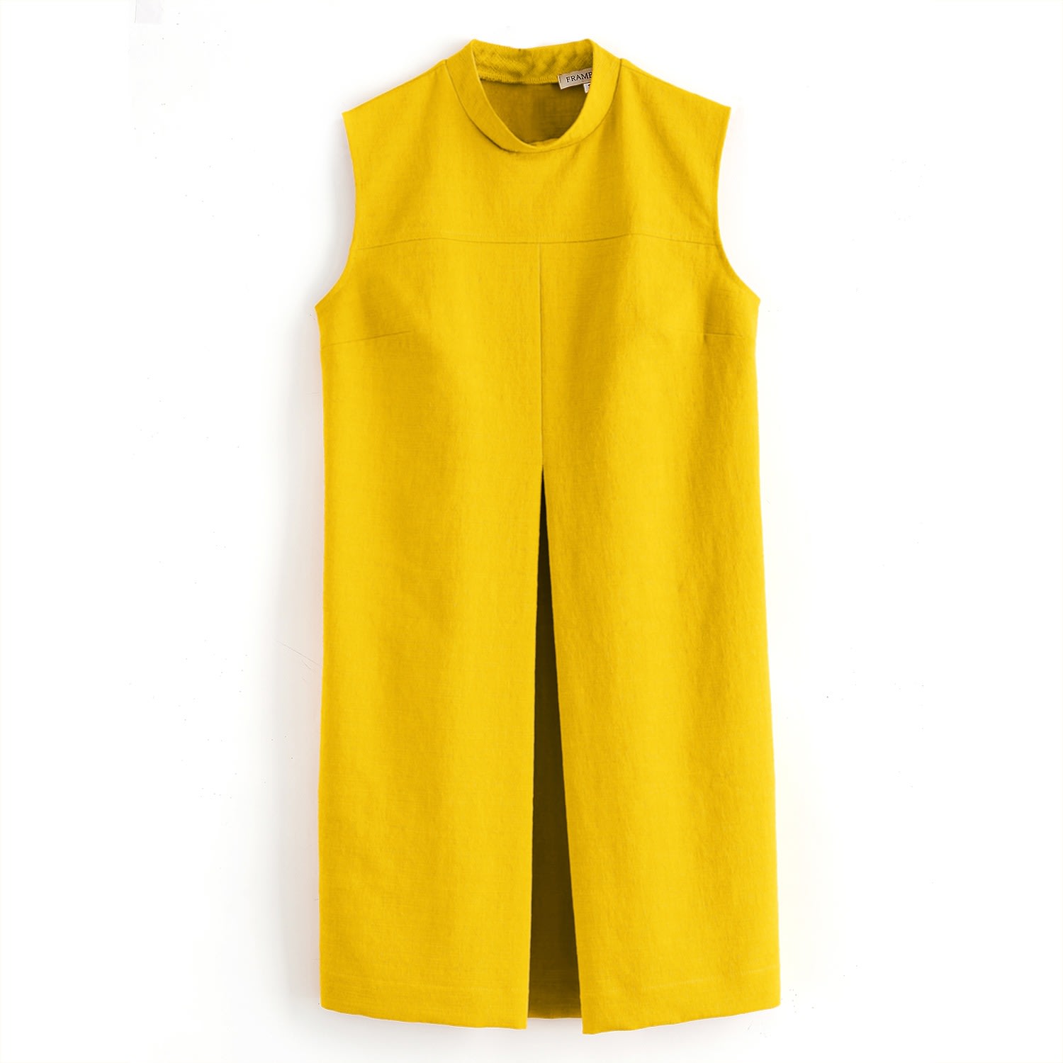 Women’s Yellow / Orange Faye Mini Yellow Cotton Dress Extra Small Framboise