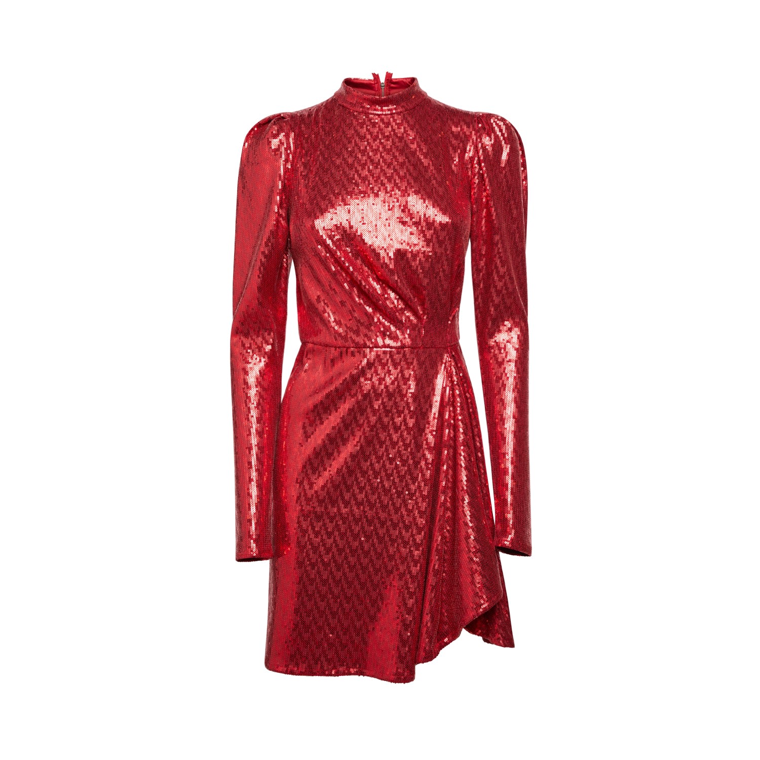 Women’s London Red Sequin Dress Large Sveta Milano