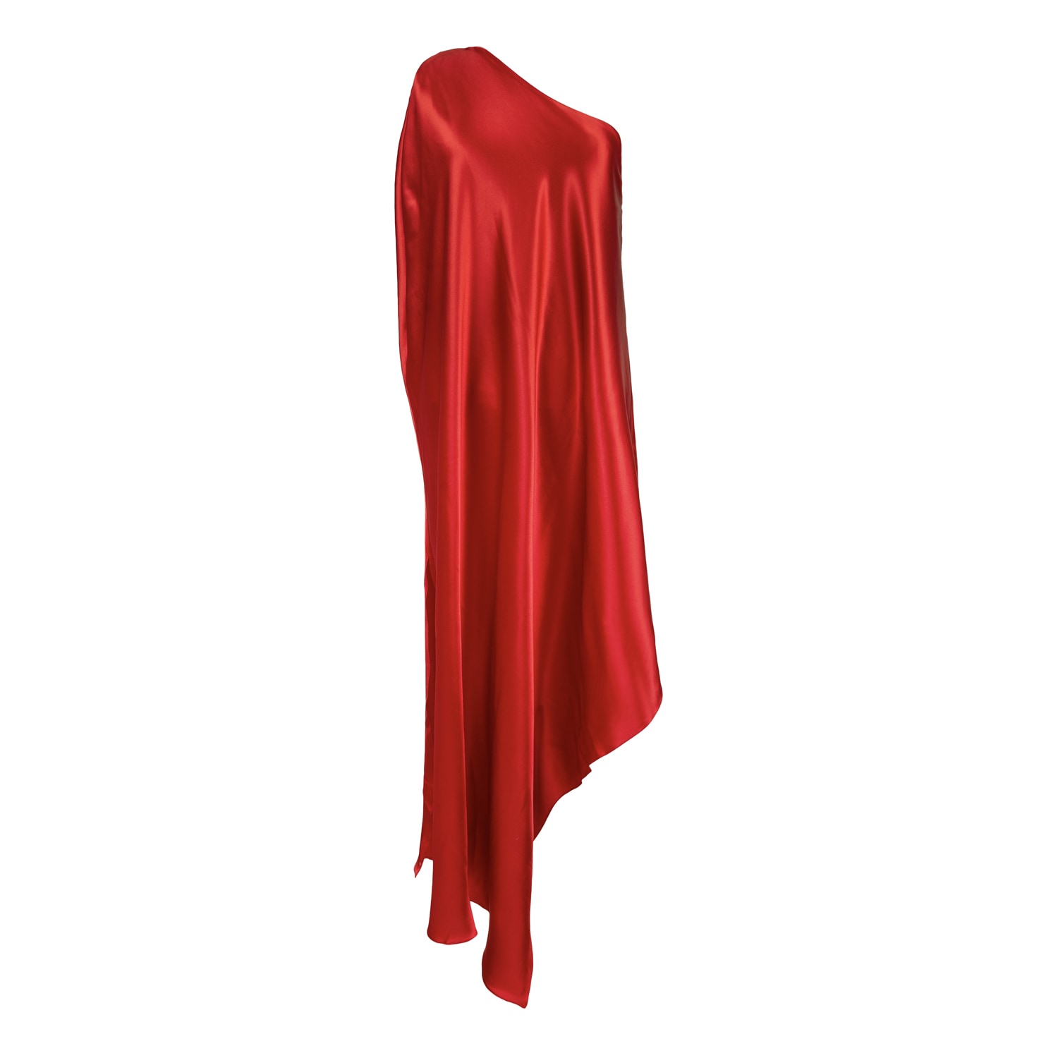 Women’s Beatrice Silk Dress, Color Hollywood Red S/M Sasha La Mer