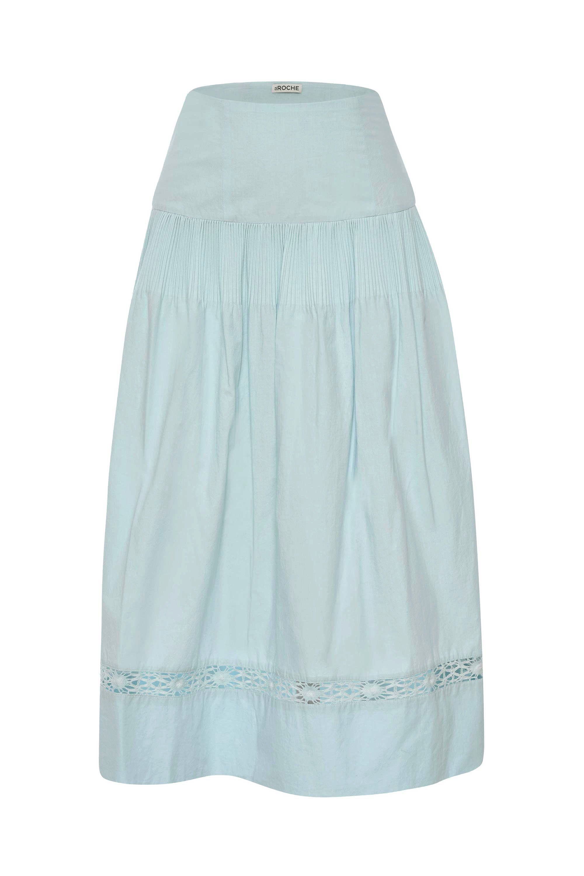 Women’s Winona Skirt - Duck Egg Blue Small St. Roche