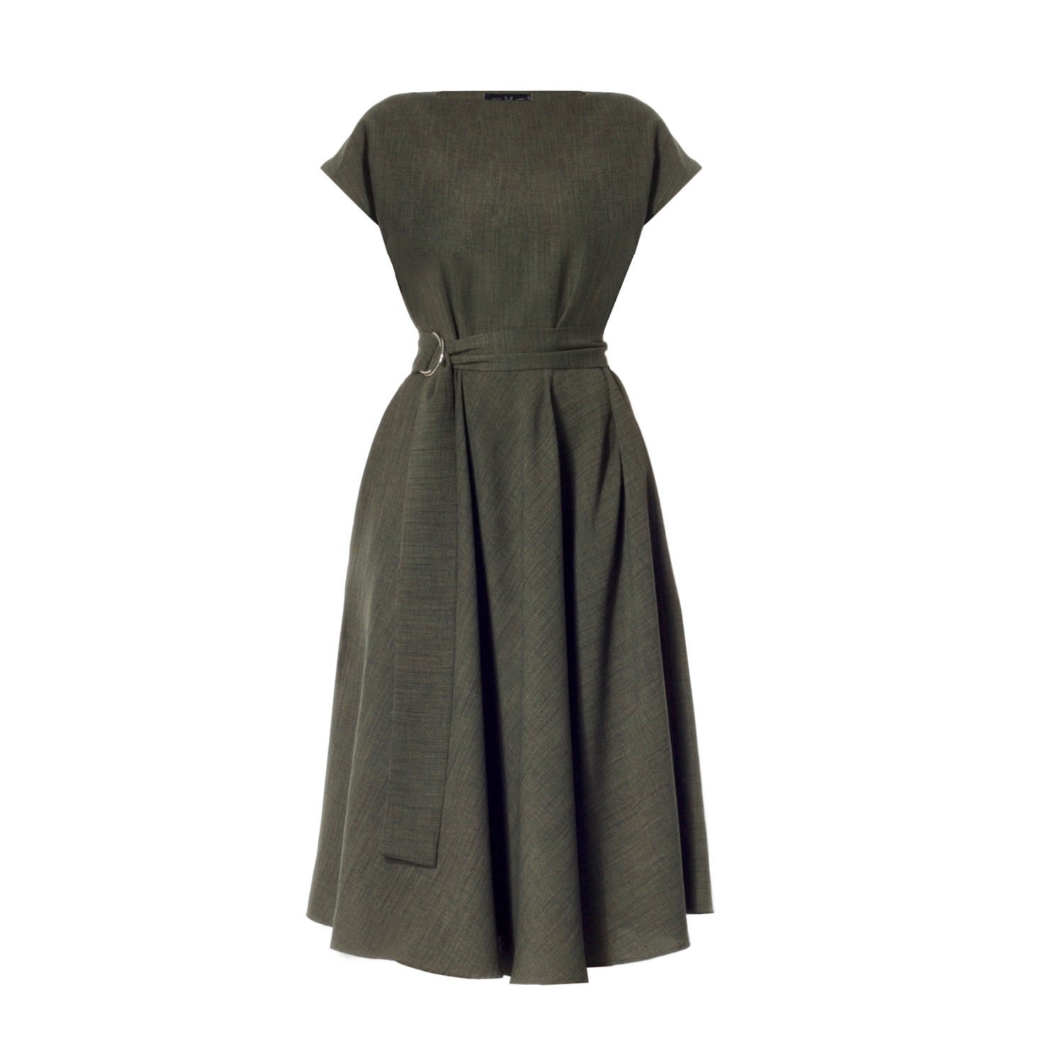 Women’s Stine Green Midi Dress Small Meem Label