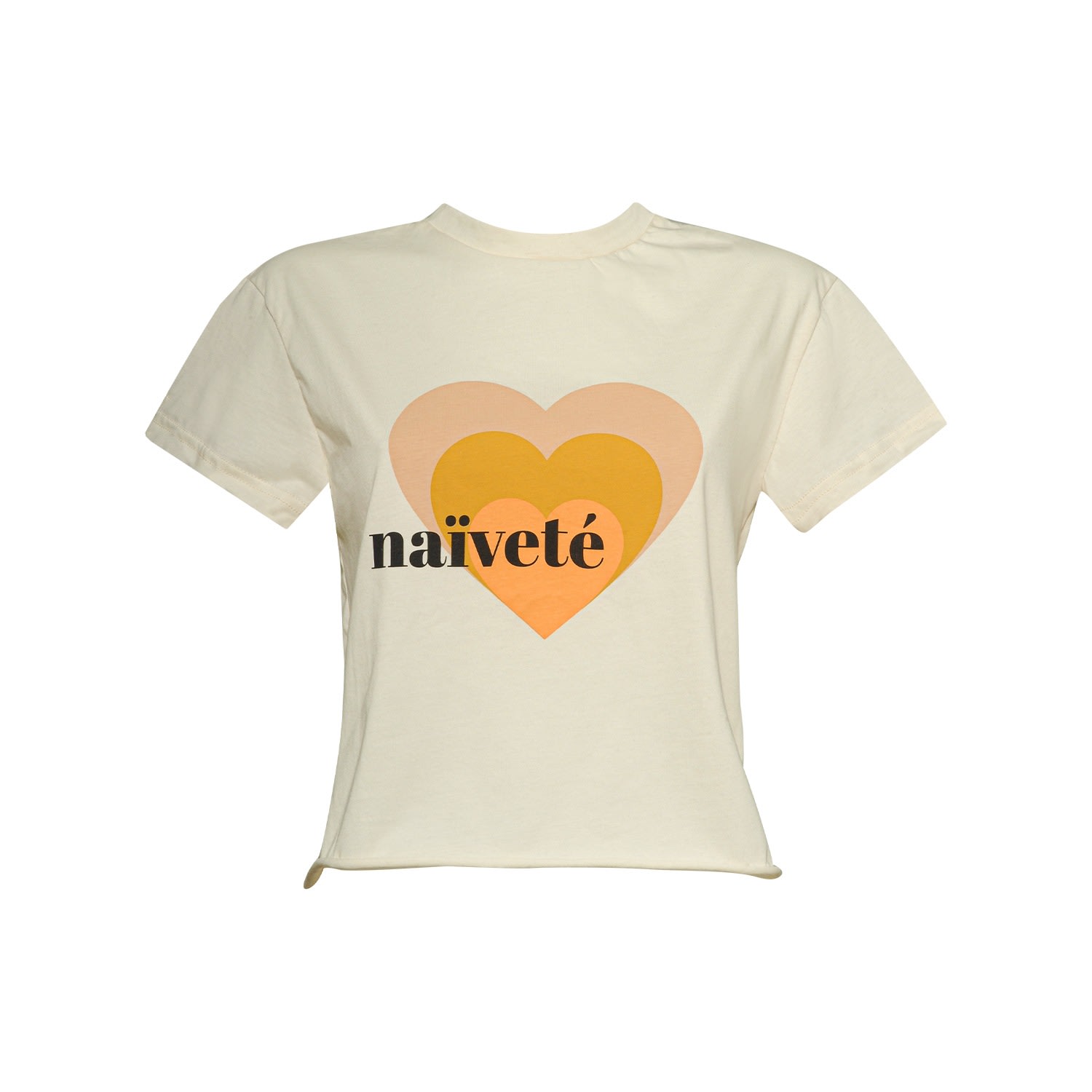 Women’s Neutrals Naïveté Cropped Tee - Earth Label Small Lemondose