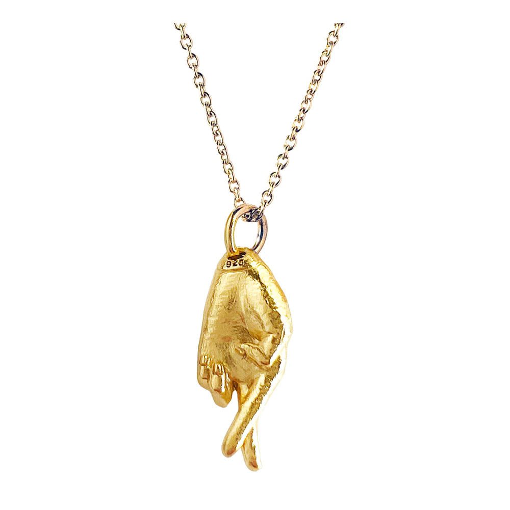 Women’s Gold Good Luck Charm Necklace Astor & Orion