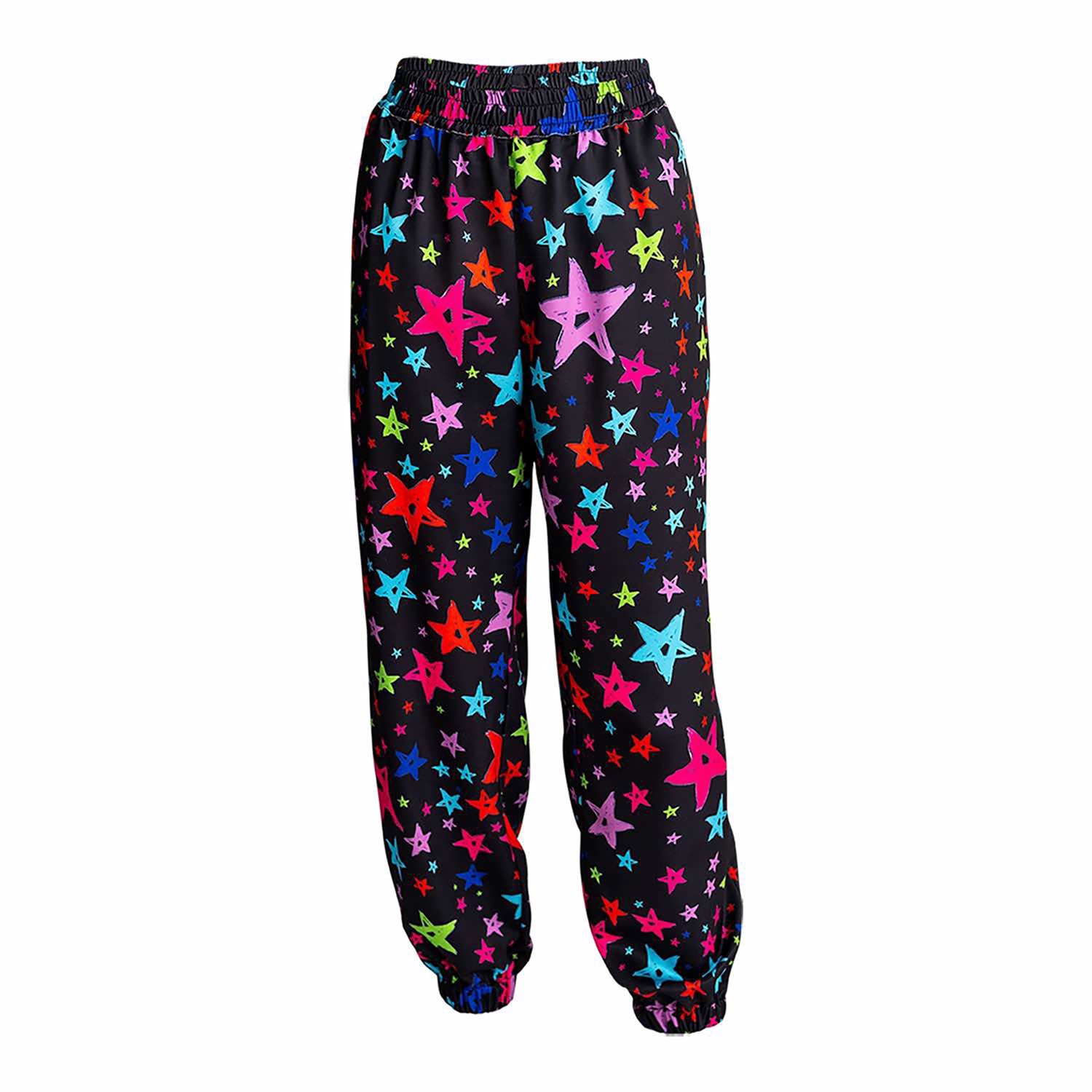 Women’s Black Jogger - Multicolor Small Alanakayart