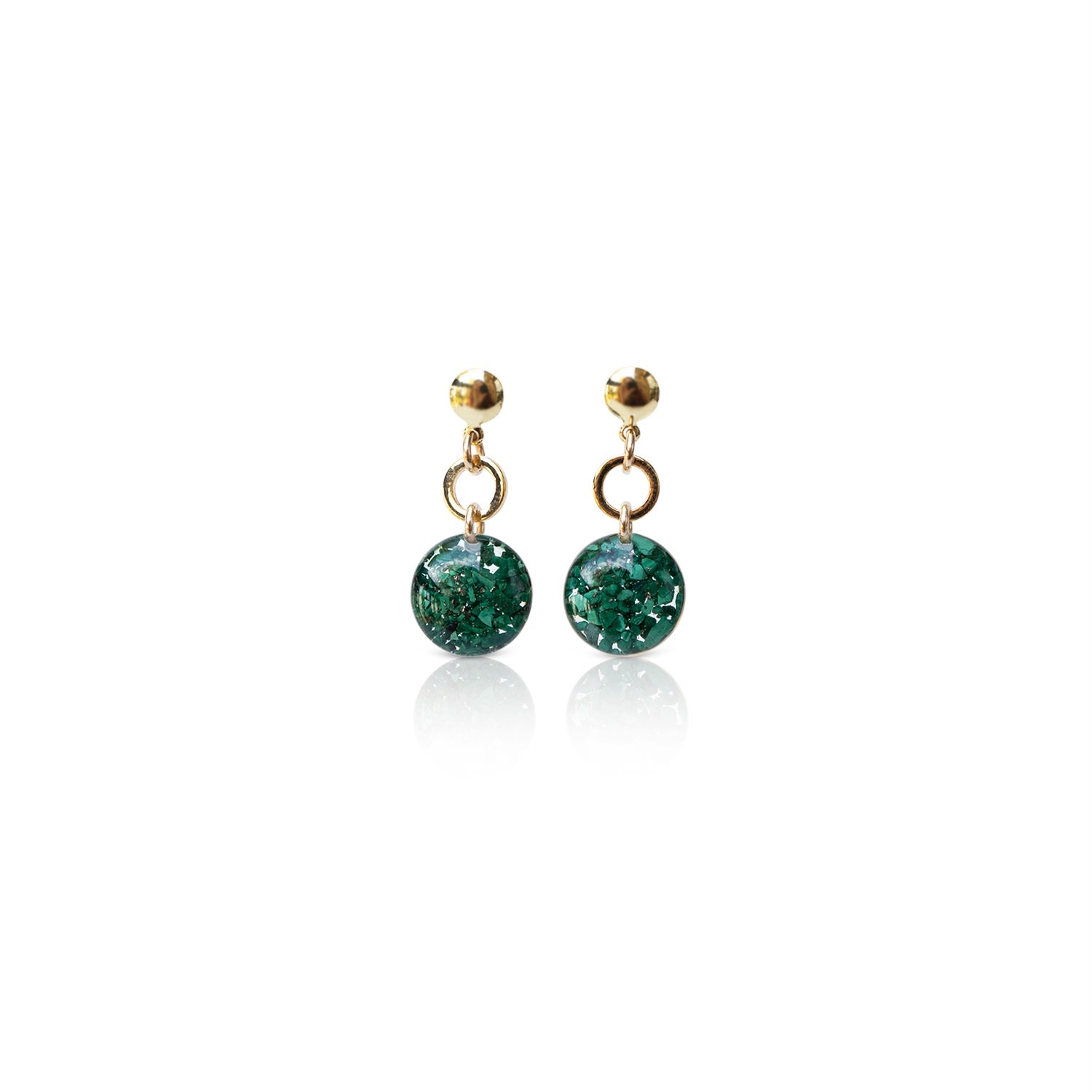 Women’s Dangling Green Earrings Kate Koel