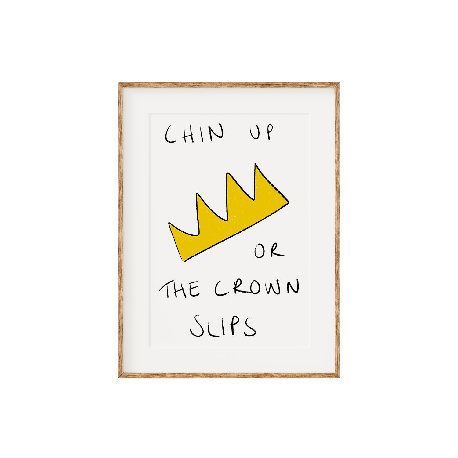 Chin Up Print A3 297 X 420Mm Oh Oly