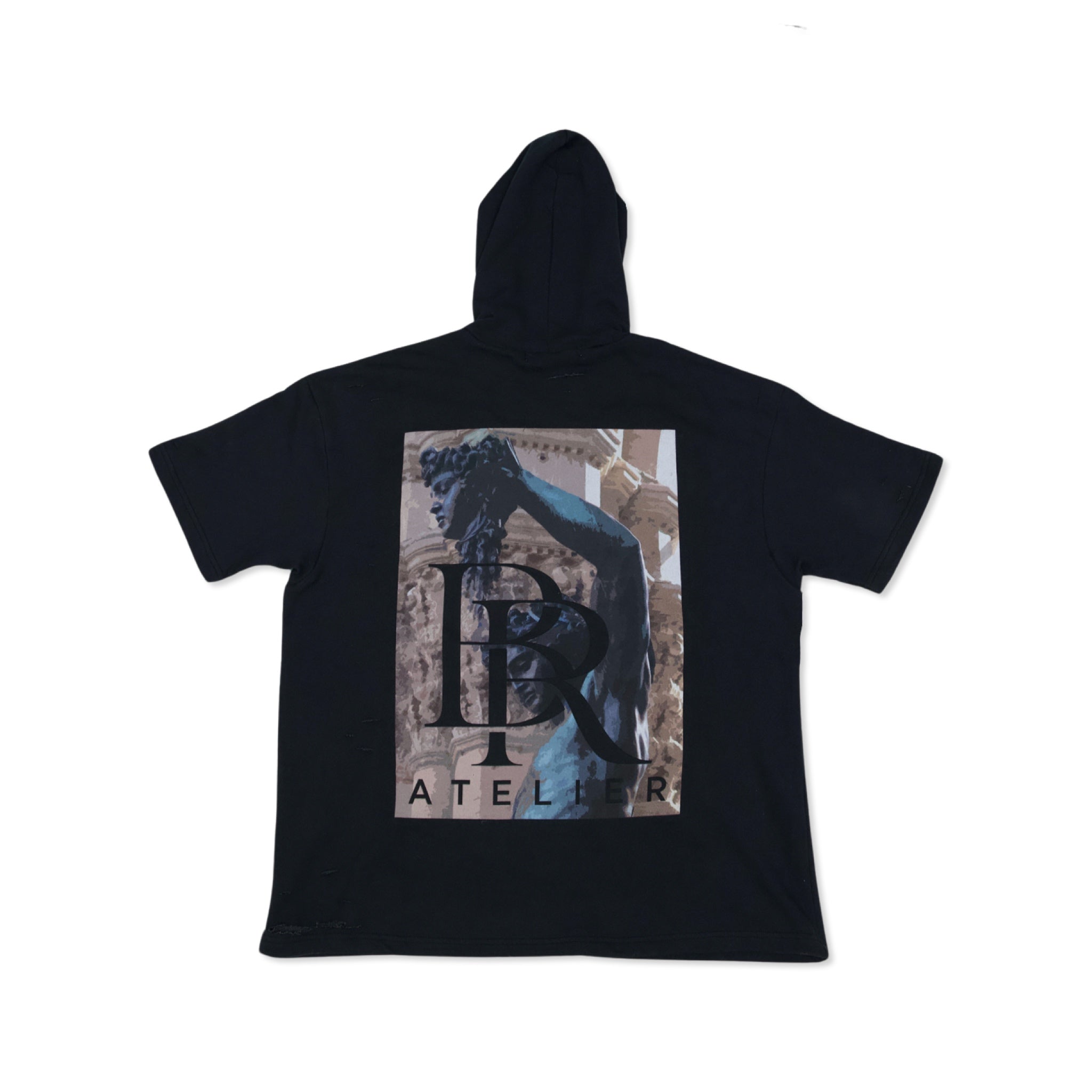 Black Medusa Distressed Warm Up Hoodie Extra Large Bradford Row