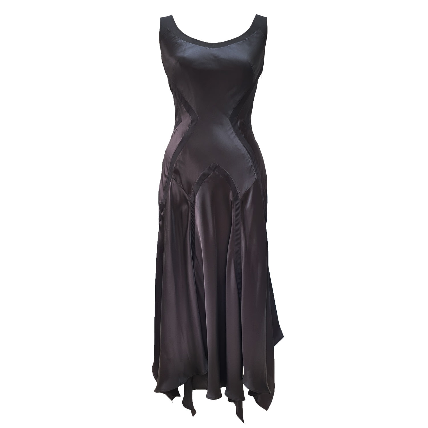 Women’s Amelia Black Dress In Silk Extra Small Mellaris